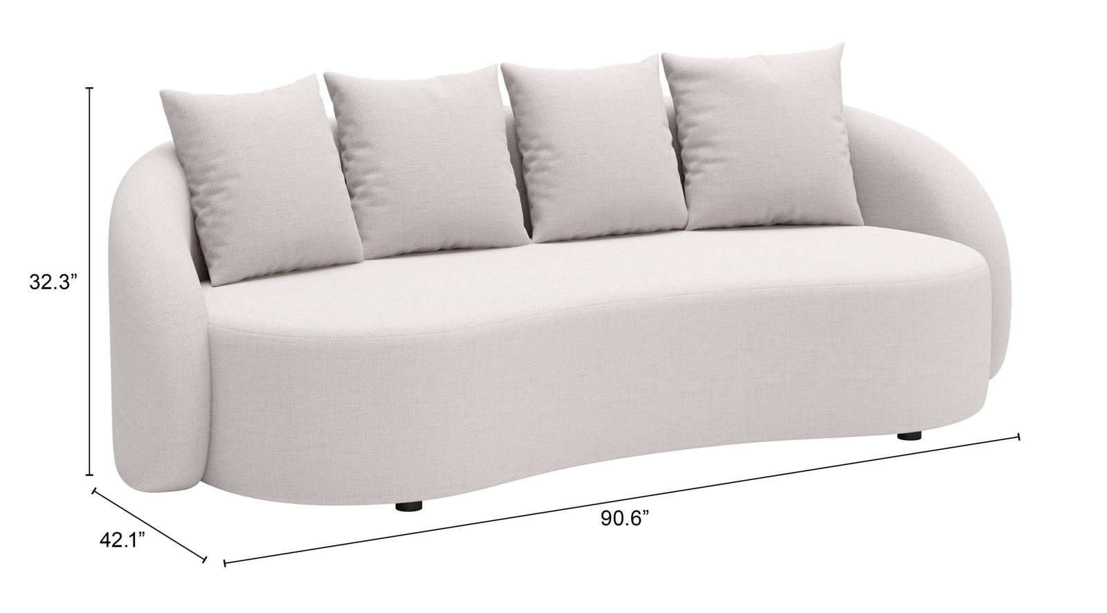 Sunny Isles Sofa Beige - Image 11