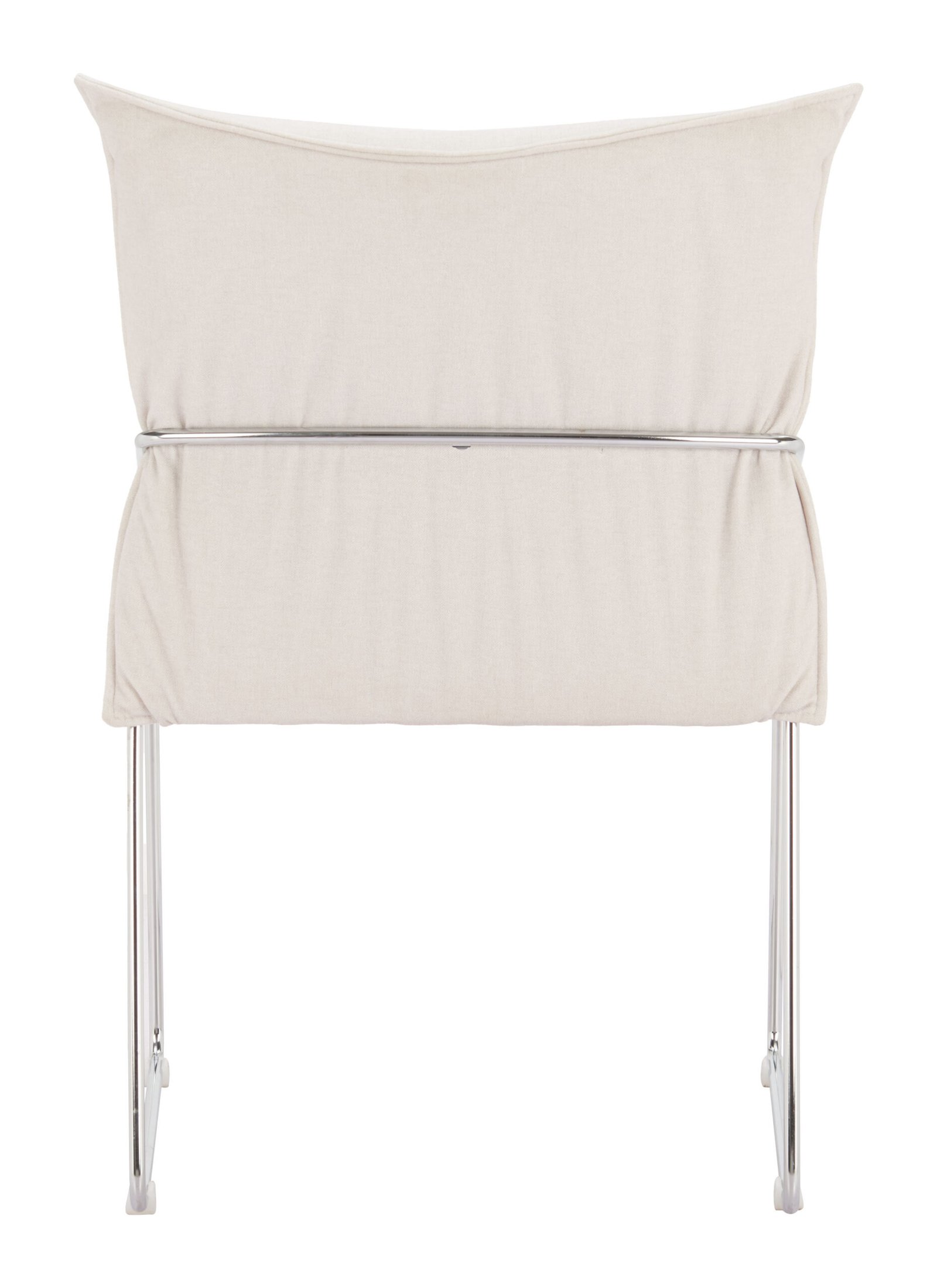 Pola Dining Chair (Set of 2) White - Image 4