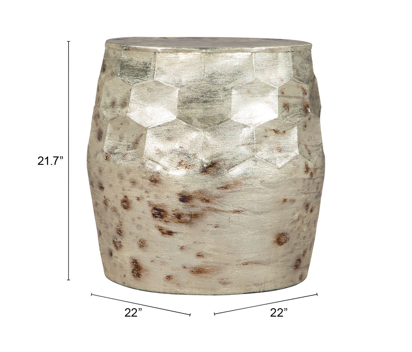 Pam Side Table Antique Beige - Image 9