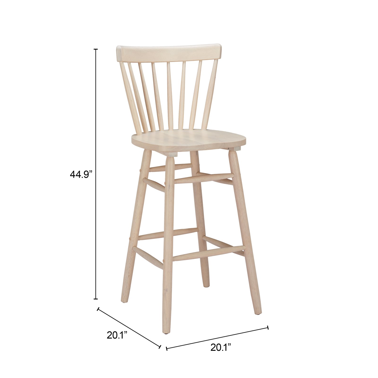 Tyce Barstool (Set of 2) Natural - Image 8