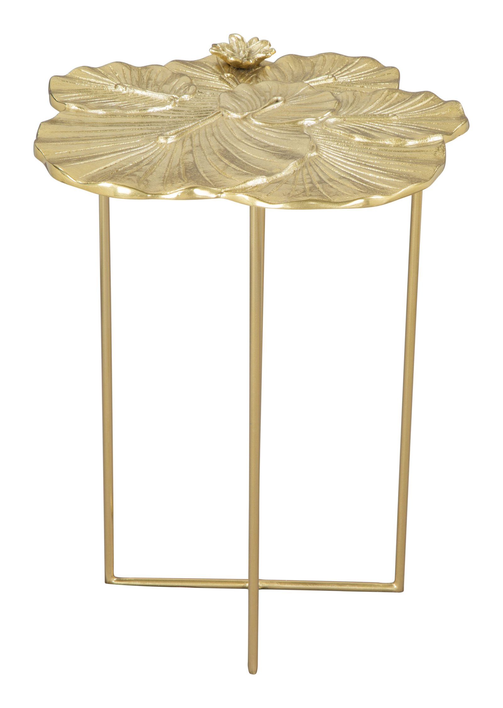 Lotus Side Table Gold - Image 4