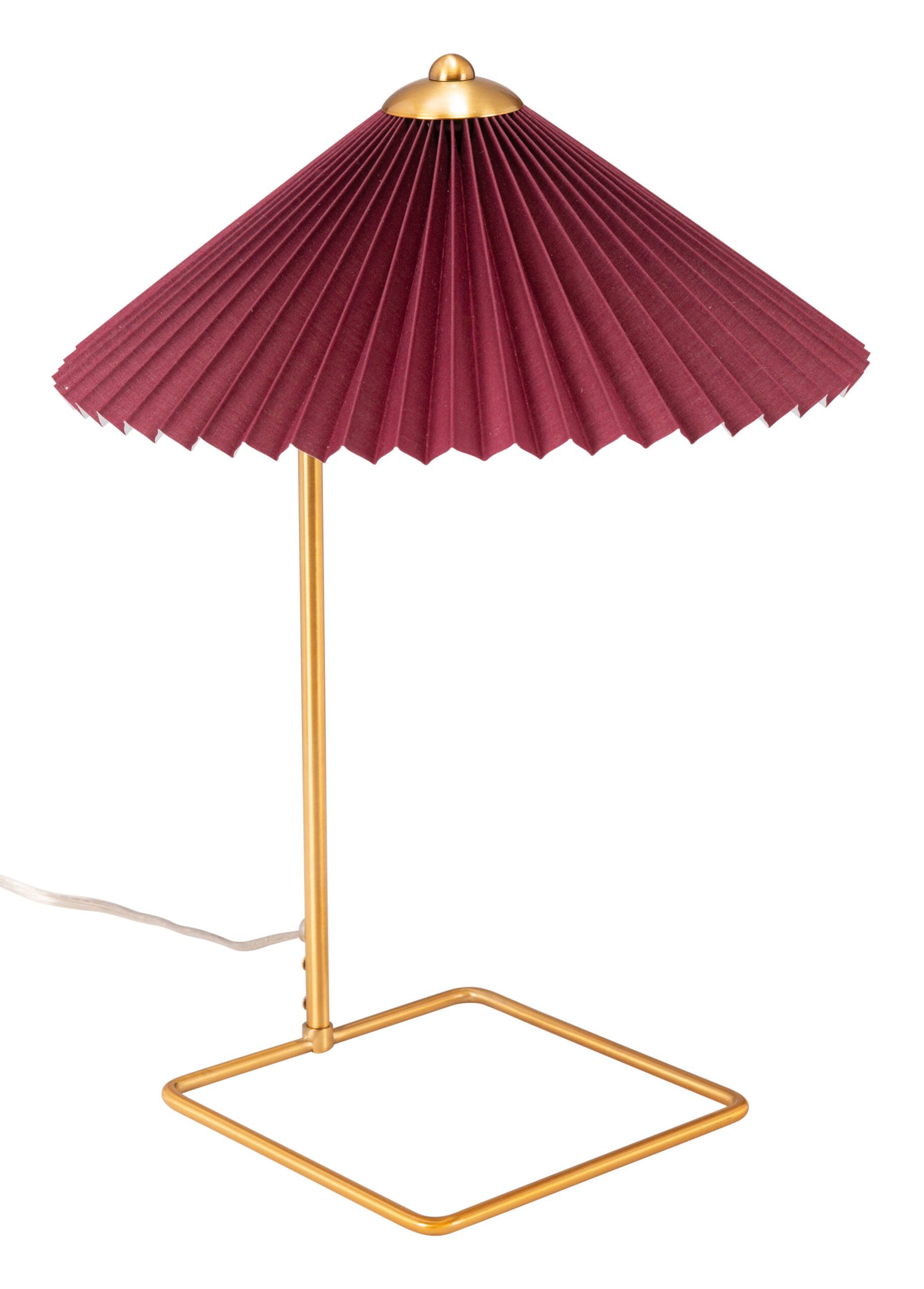 Charo Table Lamp Red & Gold - Image 6