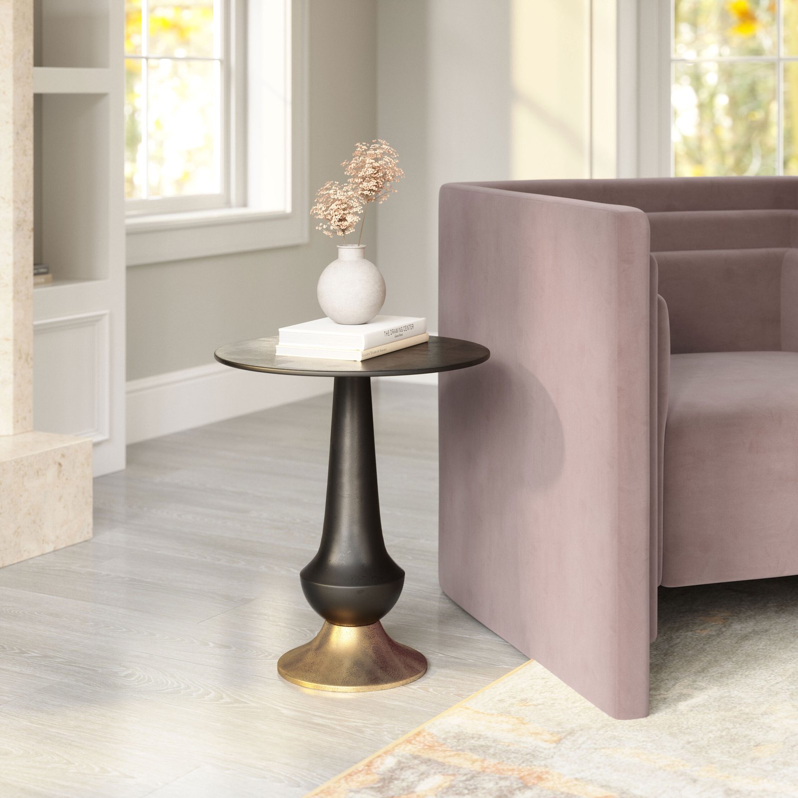 Tasse Side Table Black