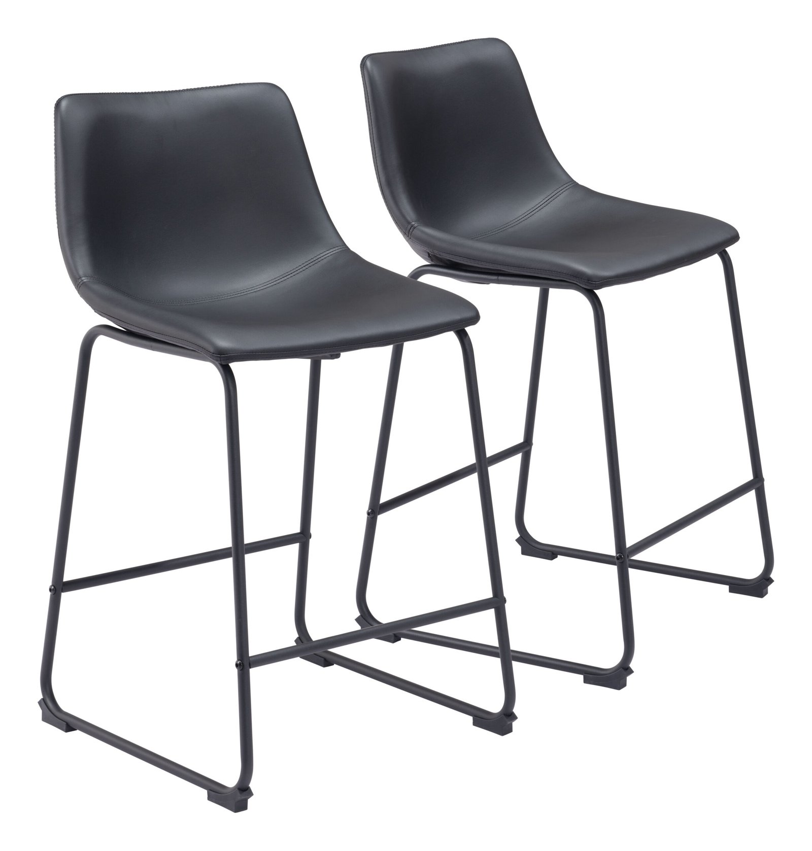 Smart Counter Stool (Set of 2) Black - Image 12