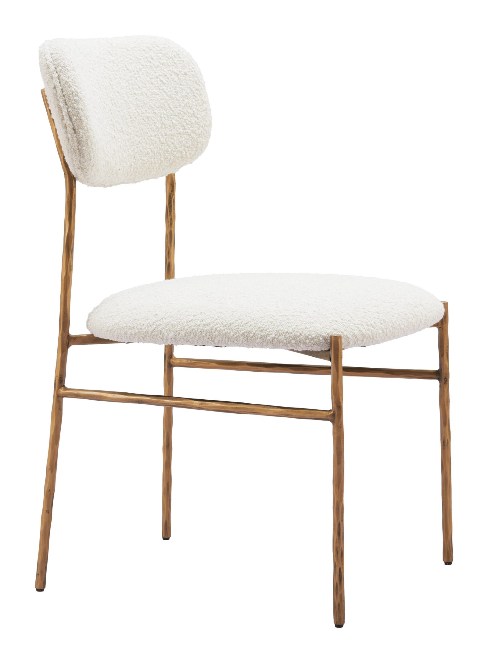 Sydhavnen Dining Chair Cream & Gold - Image 8