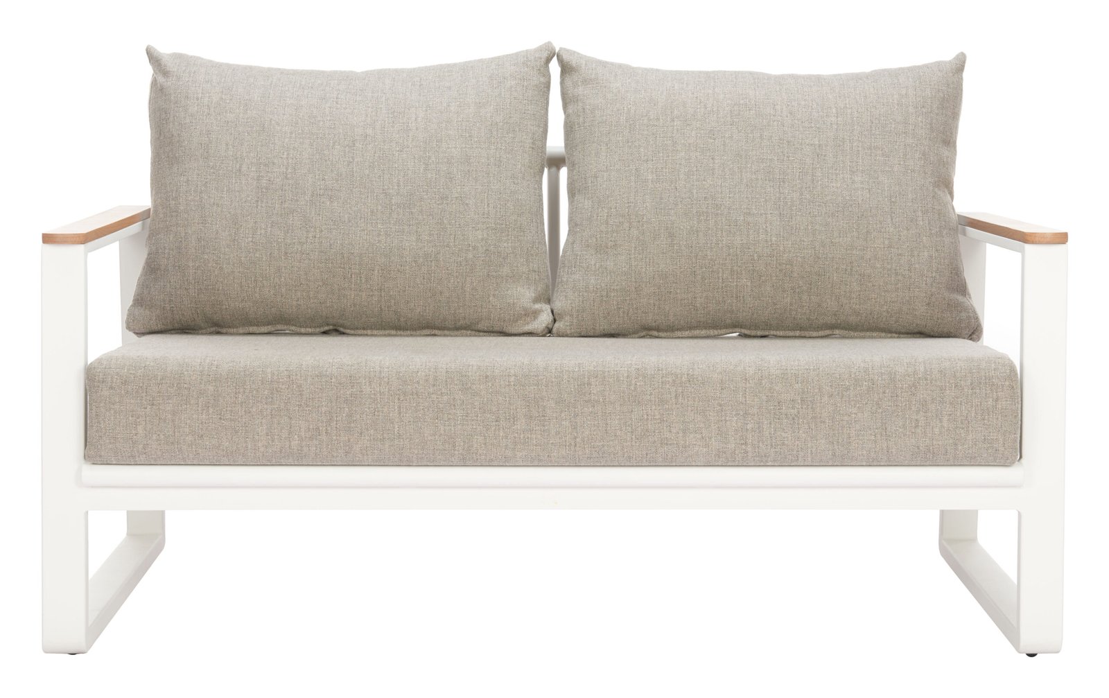 Welt Sofa Taupe & White - Image 3