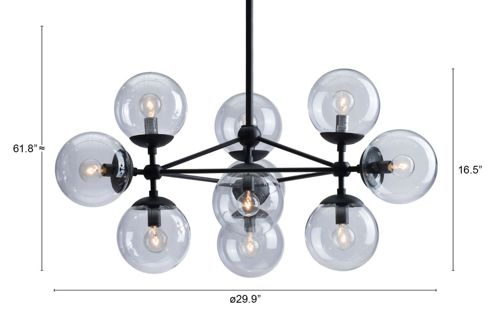 Belfast Ceiling Lamp Black - Image 9