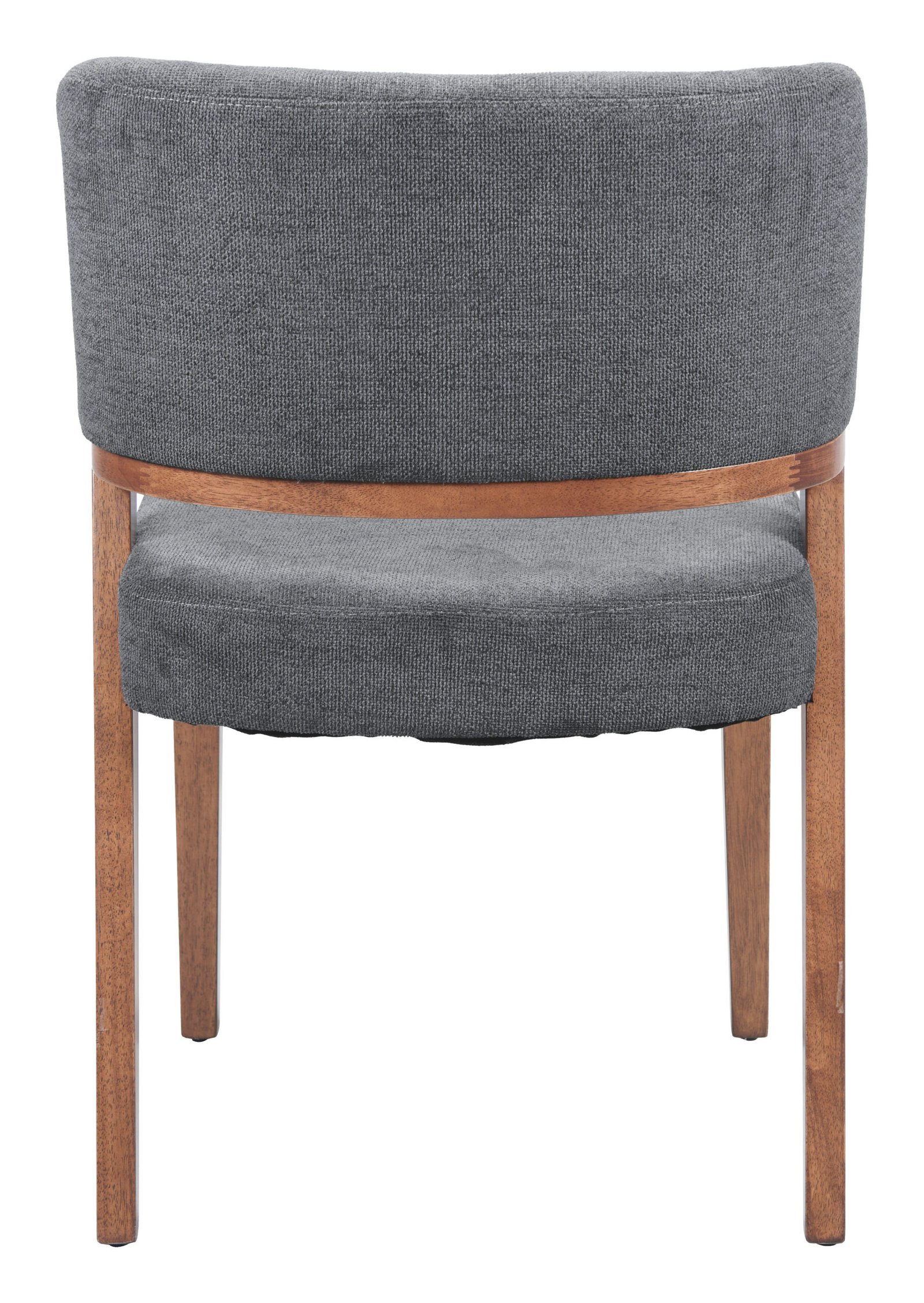 Sunobu Dining Chair (Set of 2) Azure Gray & Walnut - Image 4