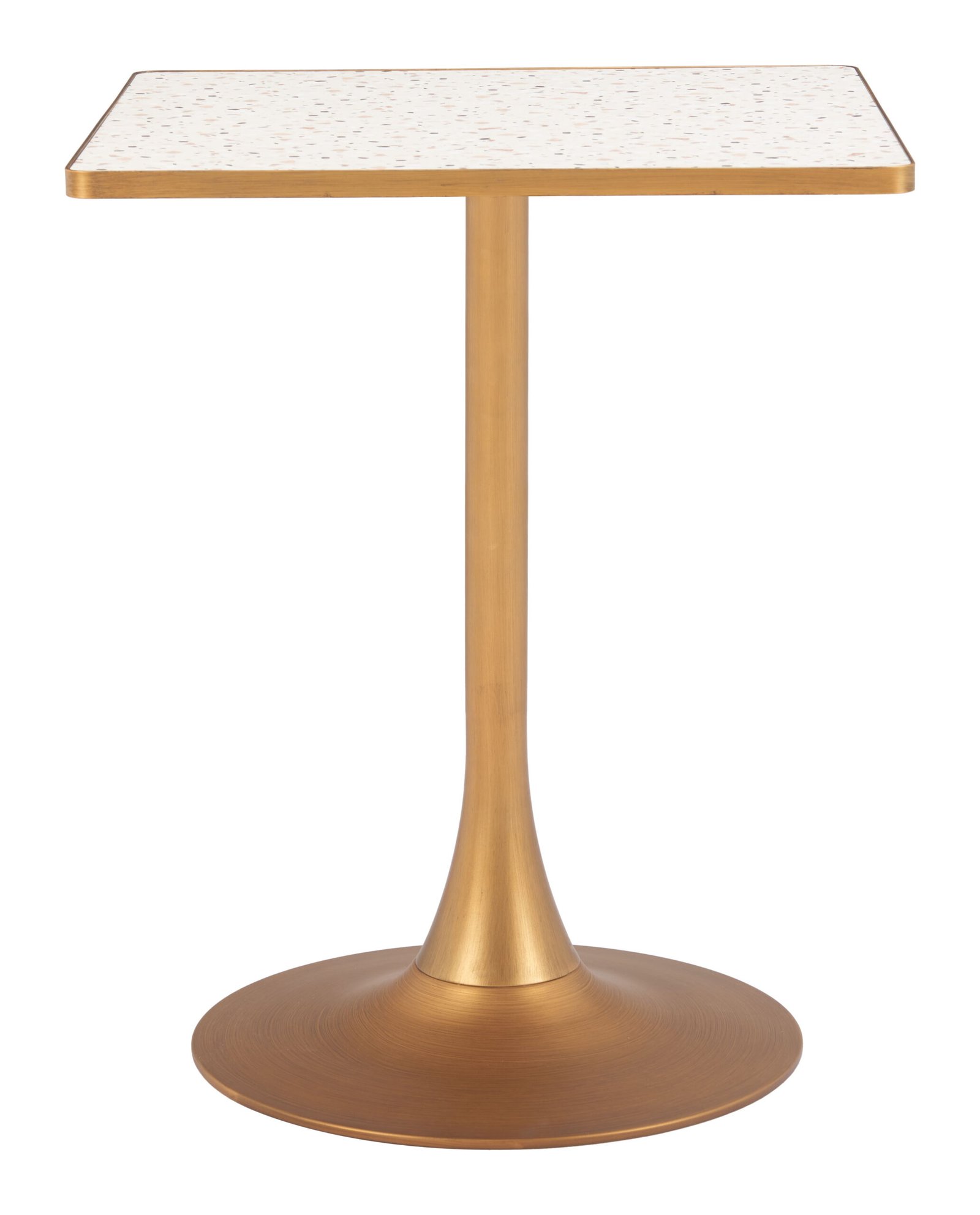 Spot Bistro Table Beige & Gold - Image 2