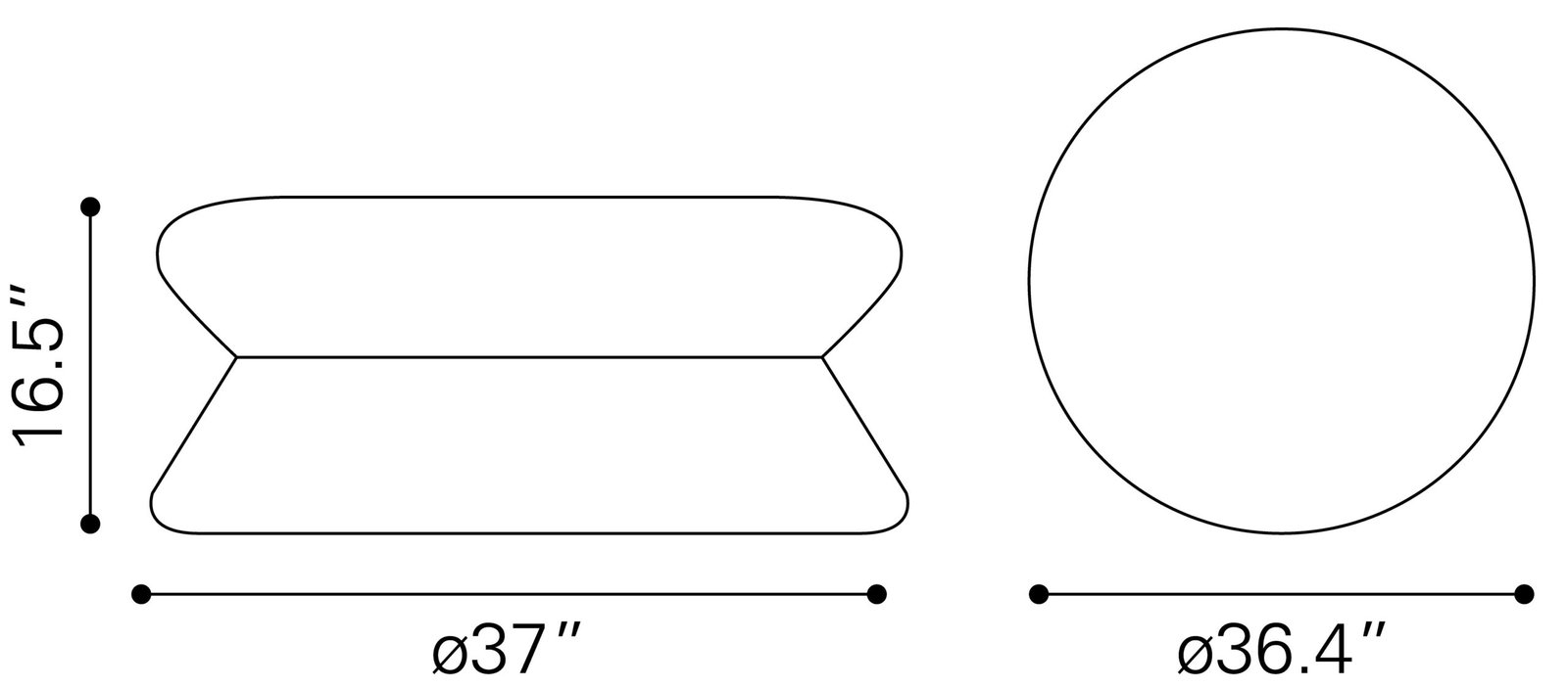 Madryn Coffee Table Silver - Image 9