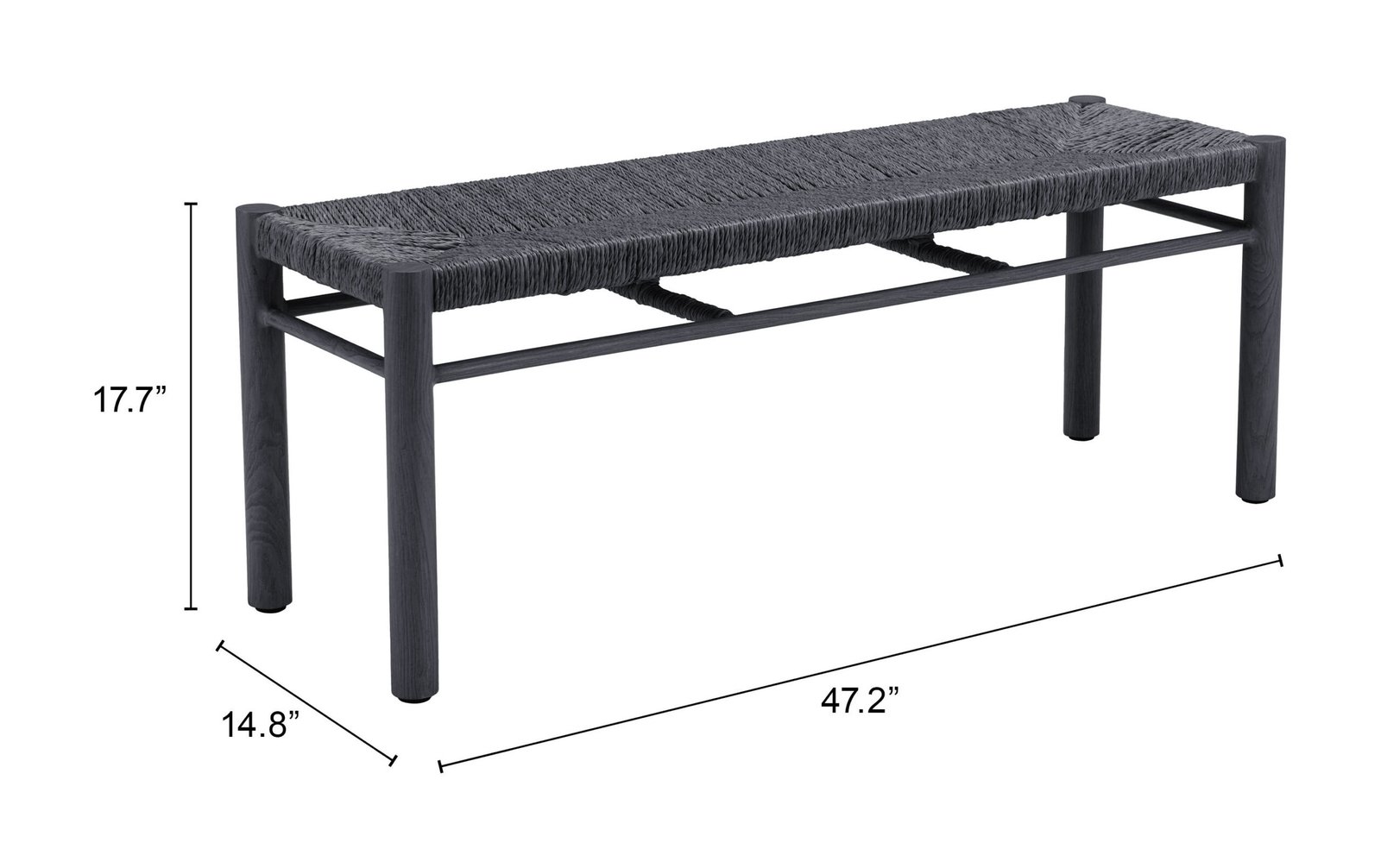 Iska Bench Black - Image 10