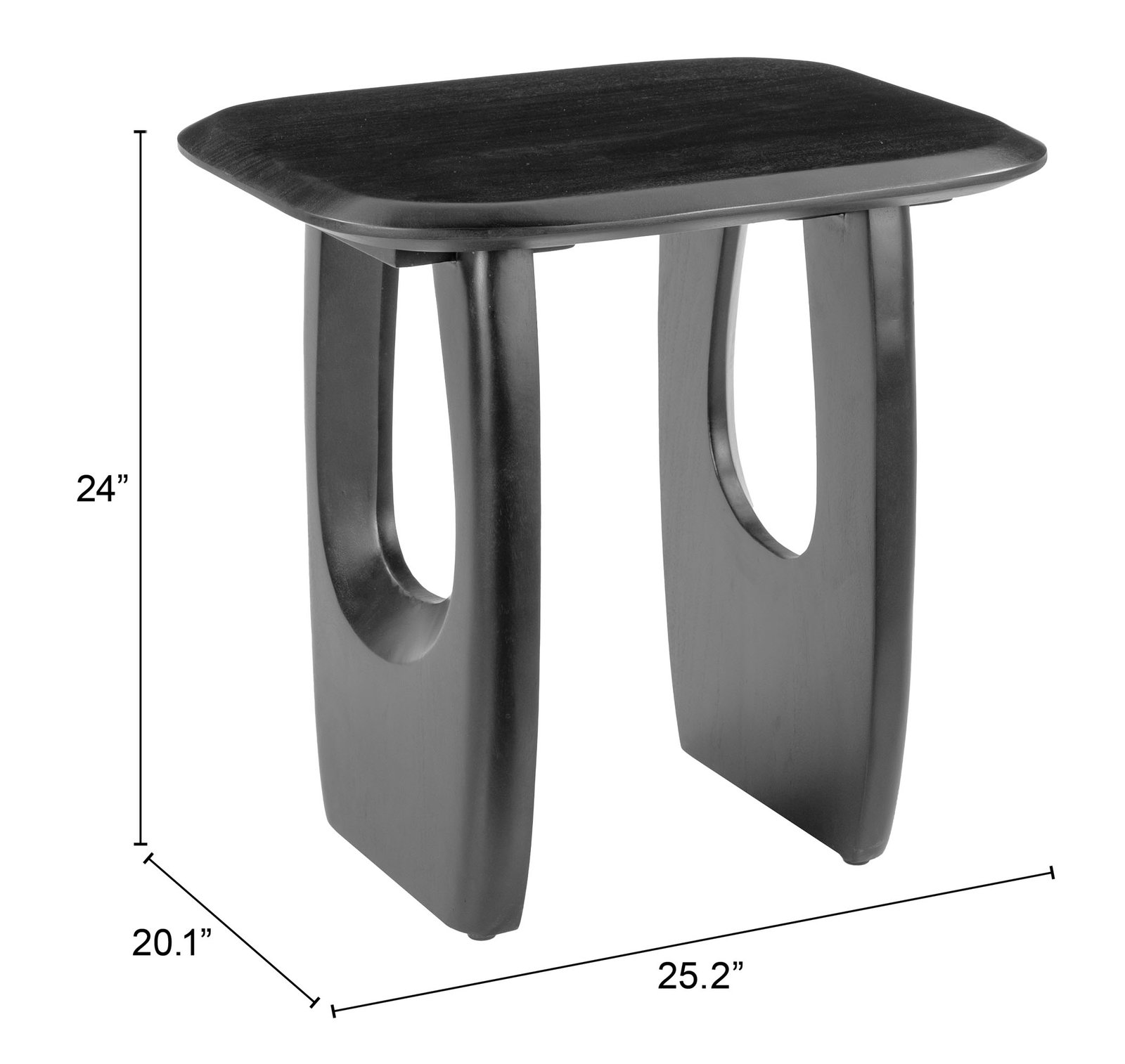 Arasan Accent Table Black - Image 9