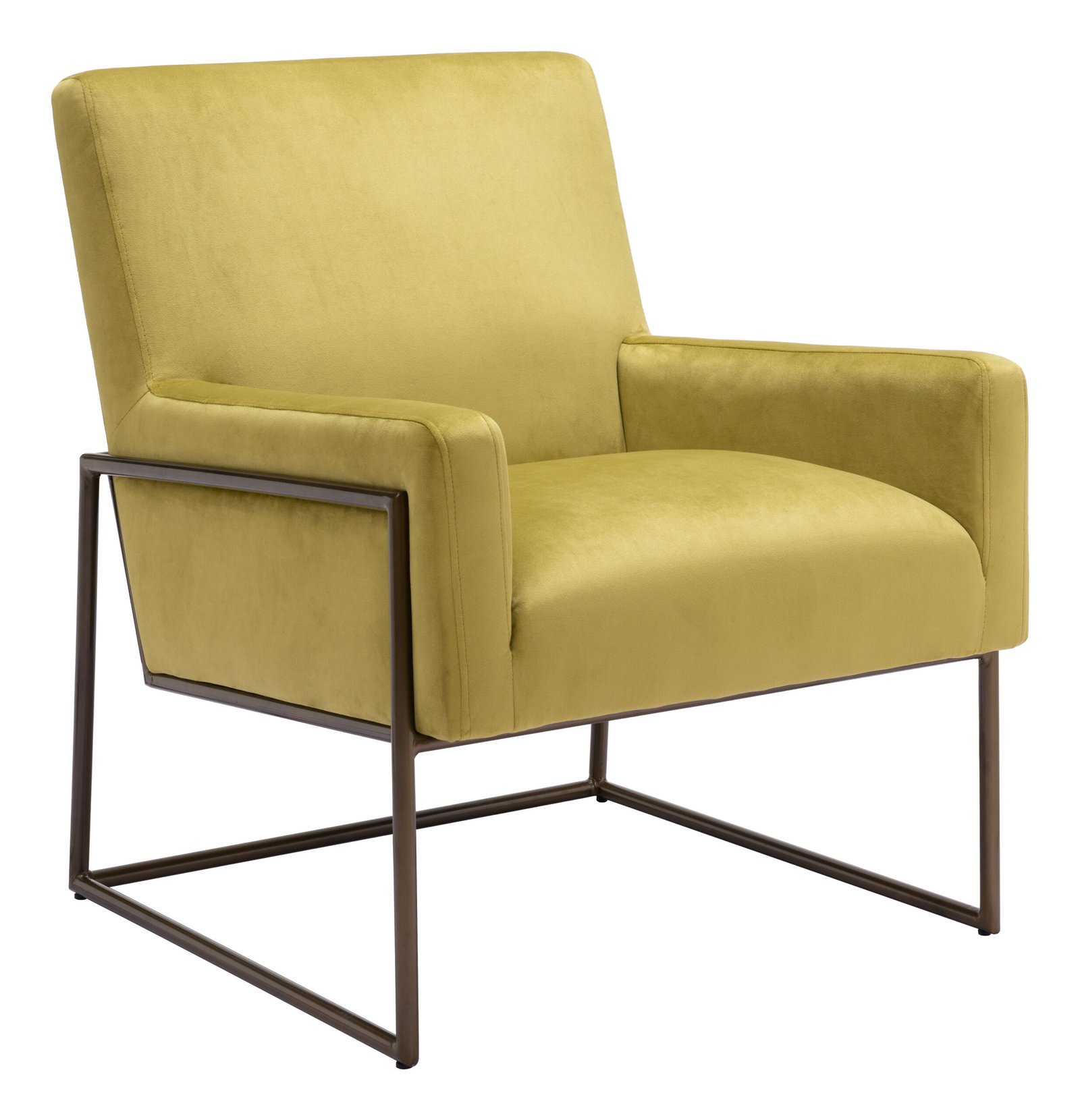 New York Accent Chair Olive Green - Image 2