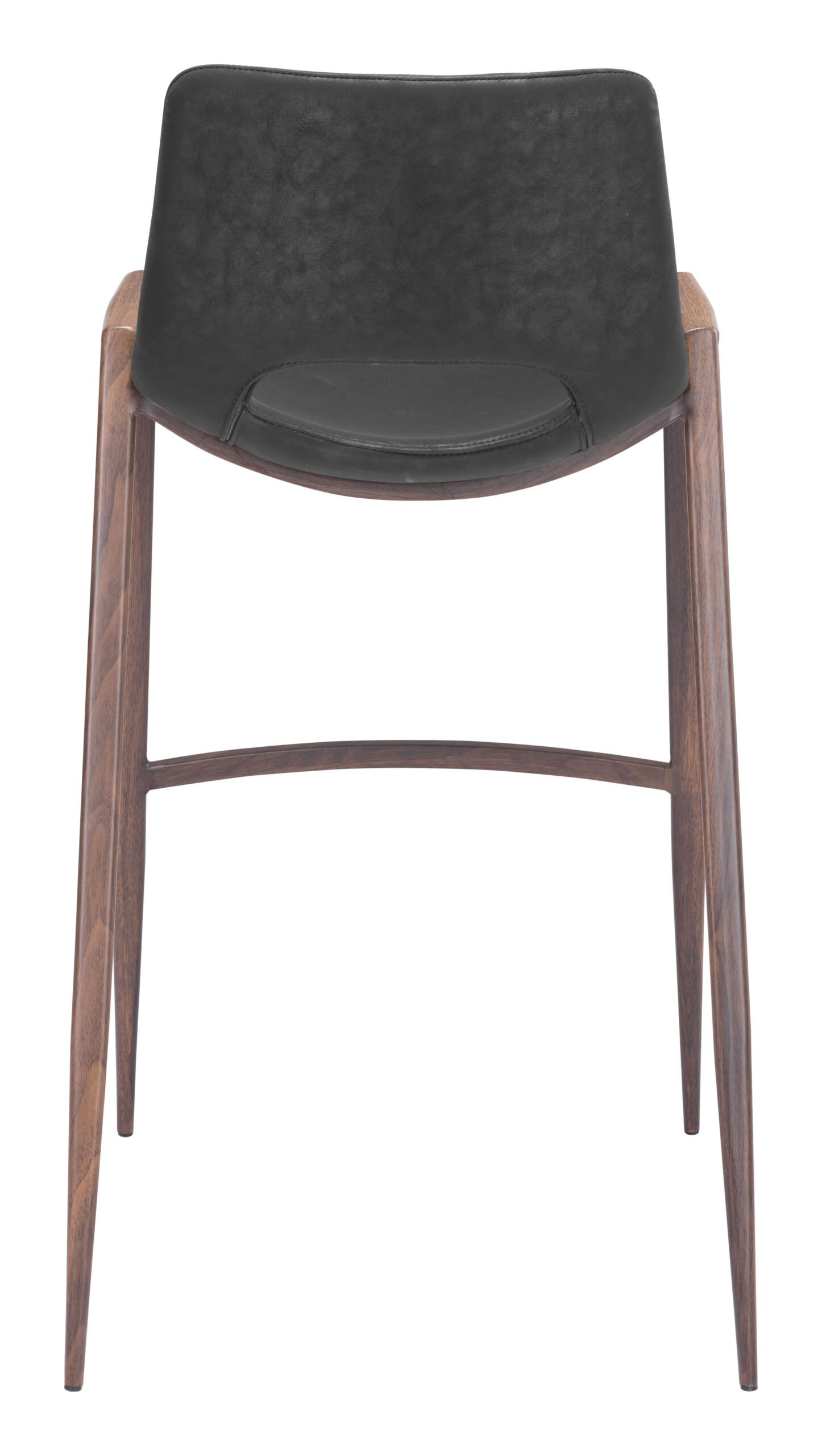 Desi Barstool (Set of 2) Black & Walnut - Image 6