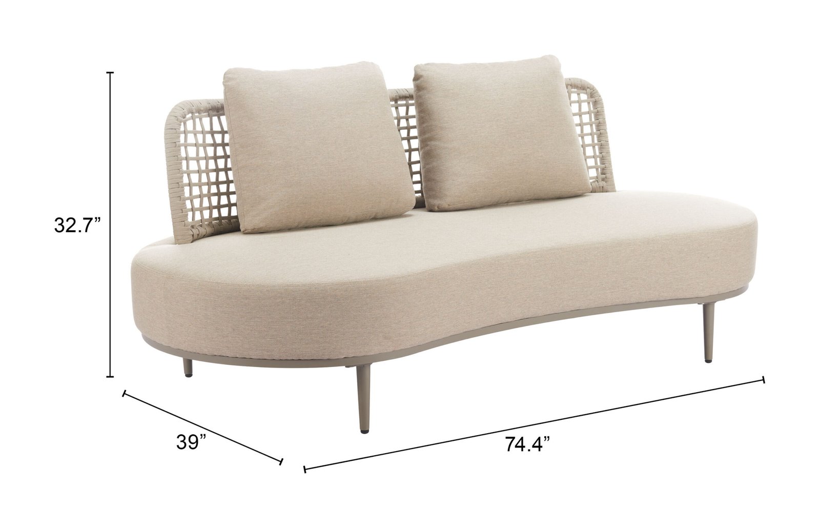 Ruhe Sofa Beige - Image 12