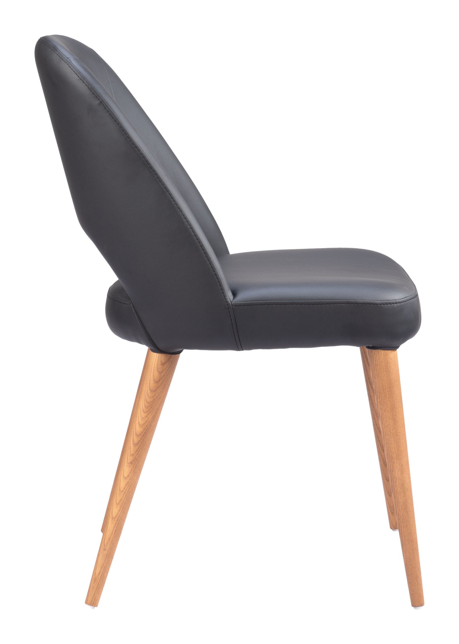 Leith Dining Chair (Set of 2) Black - Image 2