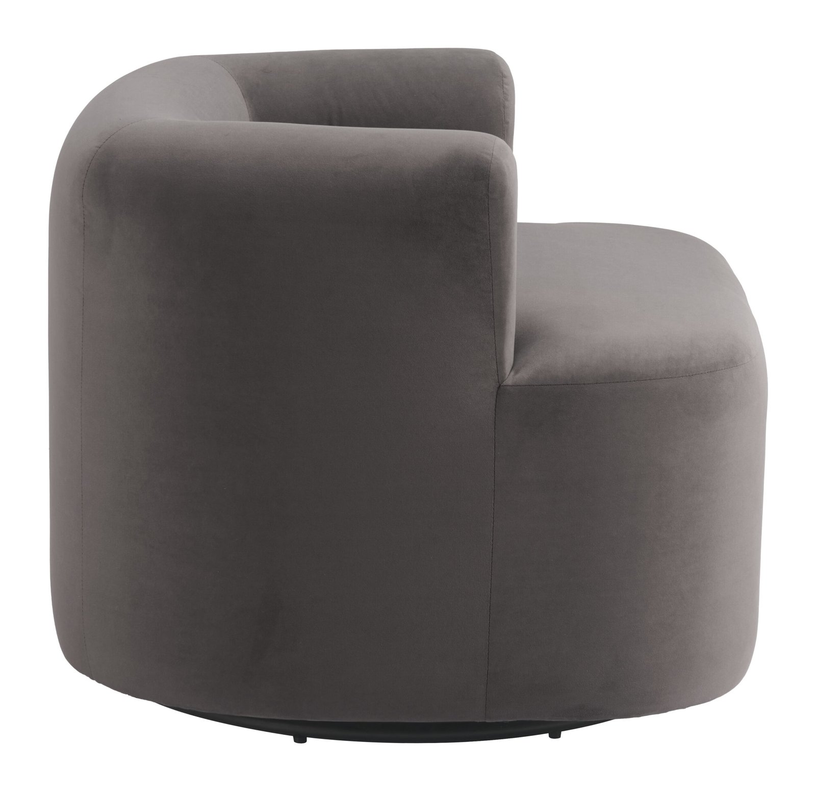 Mugav Swivel Chair Gray - Image 2