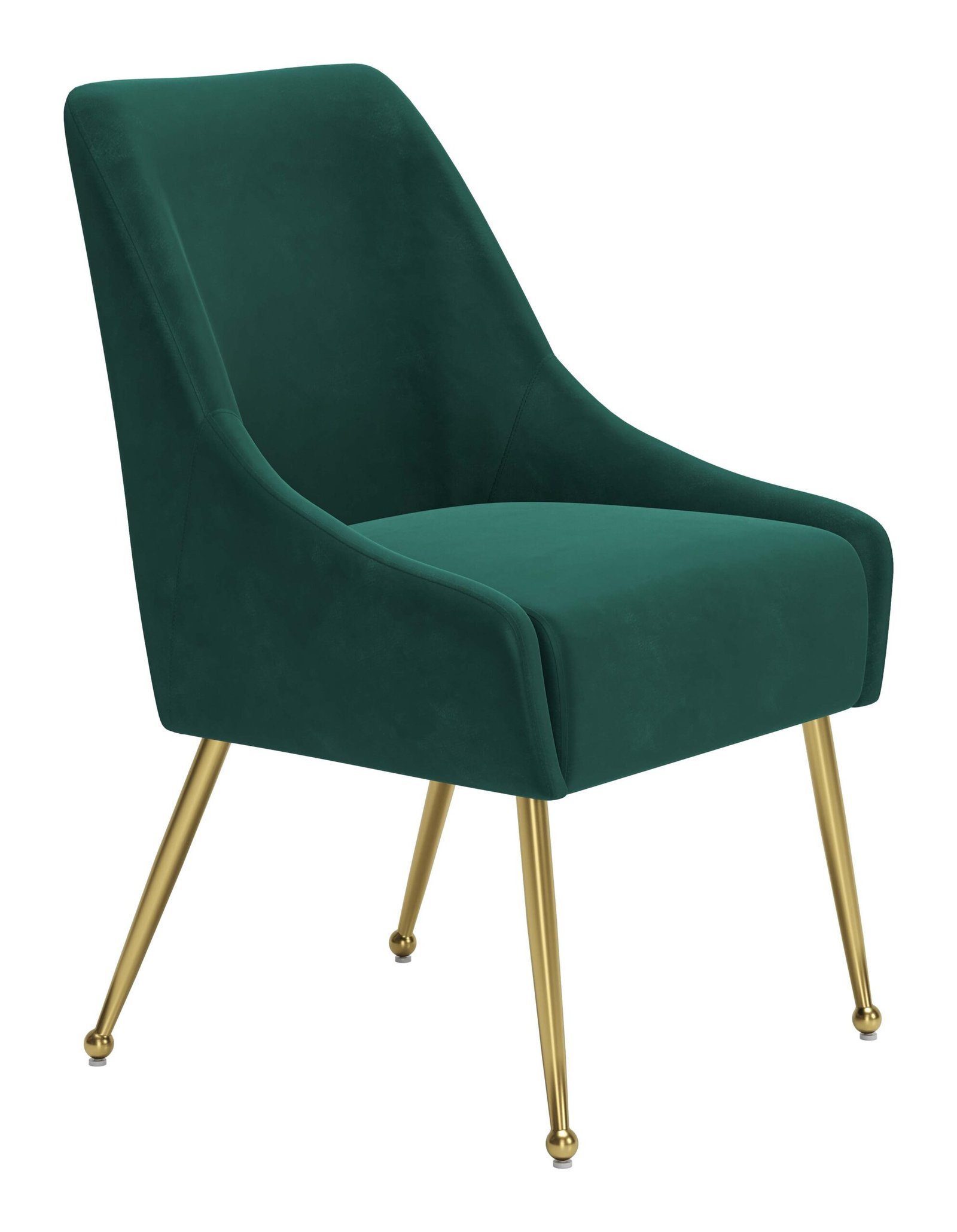 Maxine Dining Chair Green & Gold - Image 8