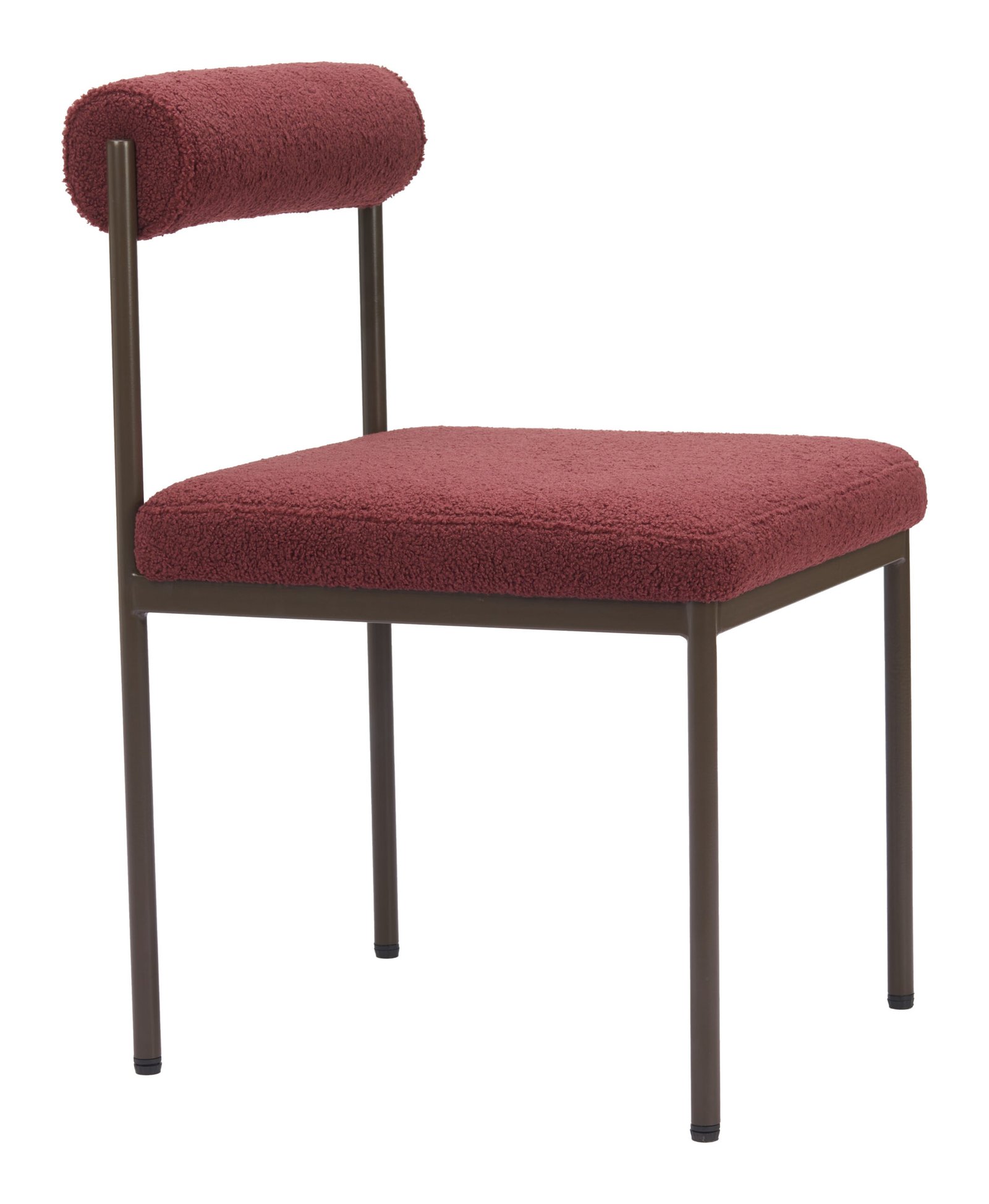 Livorno Dining Chair Red & Bronze - Image 6