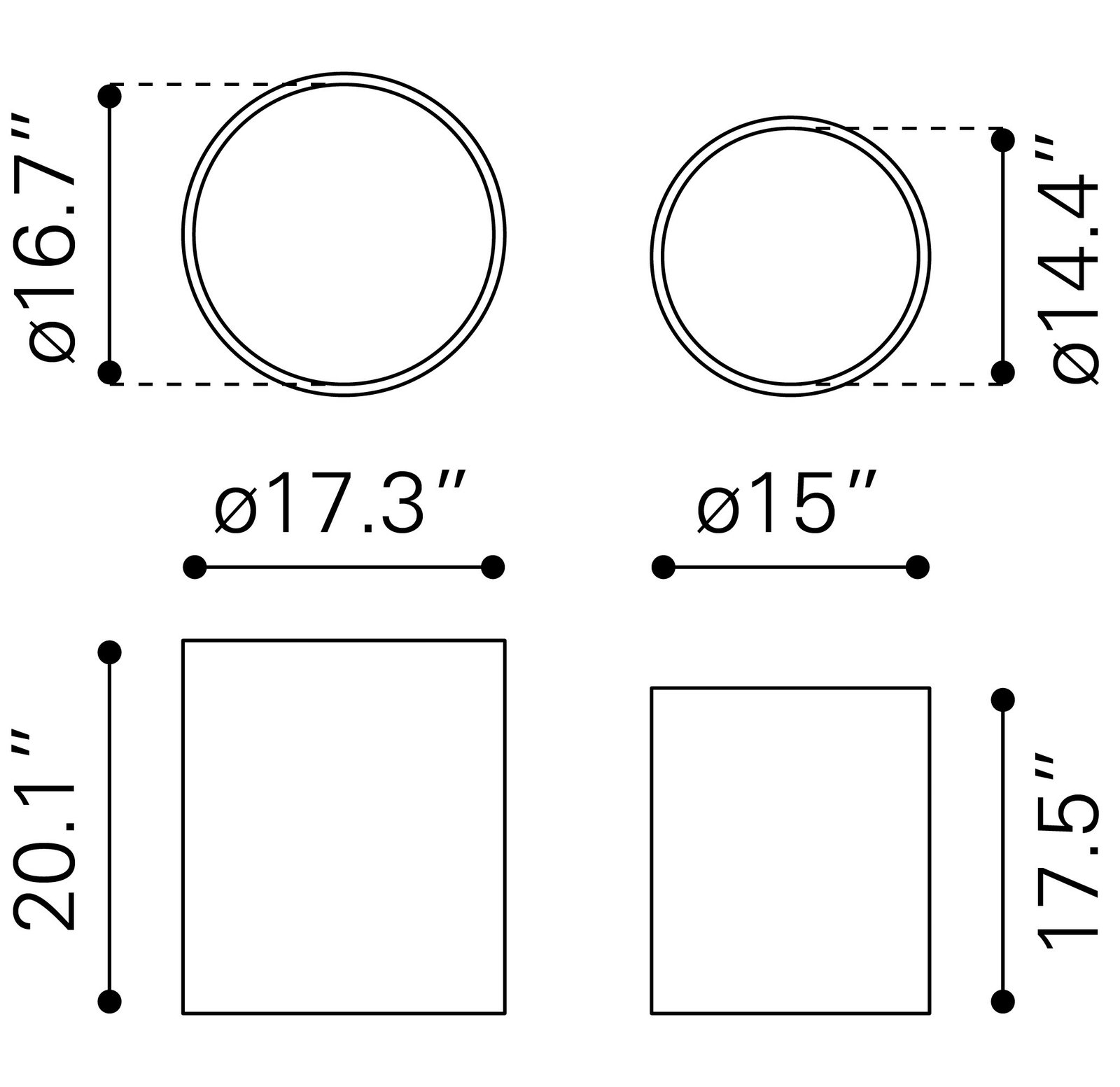 Reden Side Table Set (2-Piece) Silver - Image 5