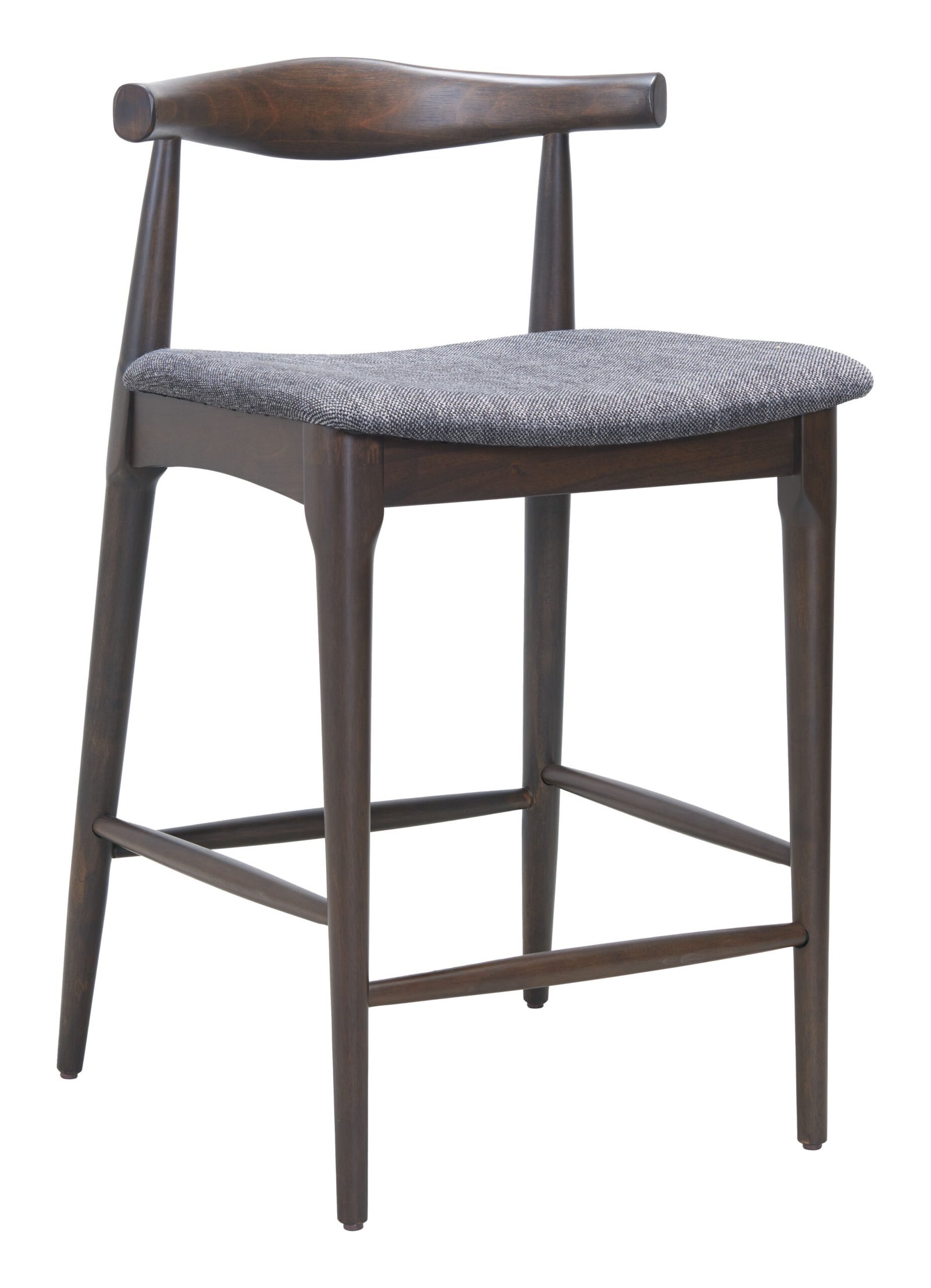 Tuzka Counter Stool (Set of 2) Gray & Espresso - Image 6