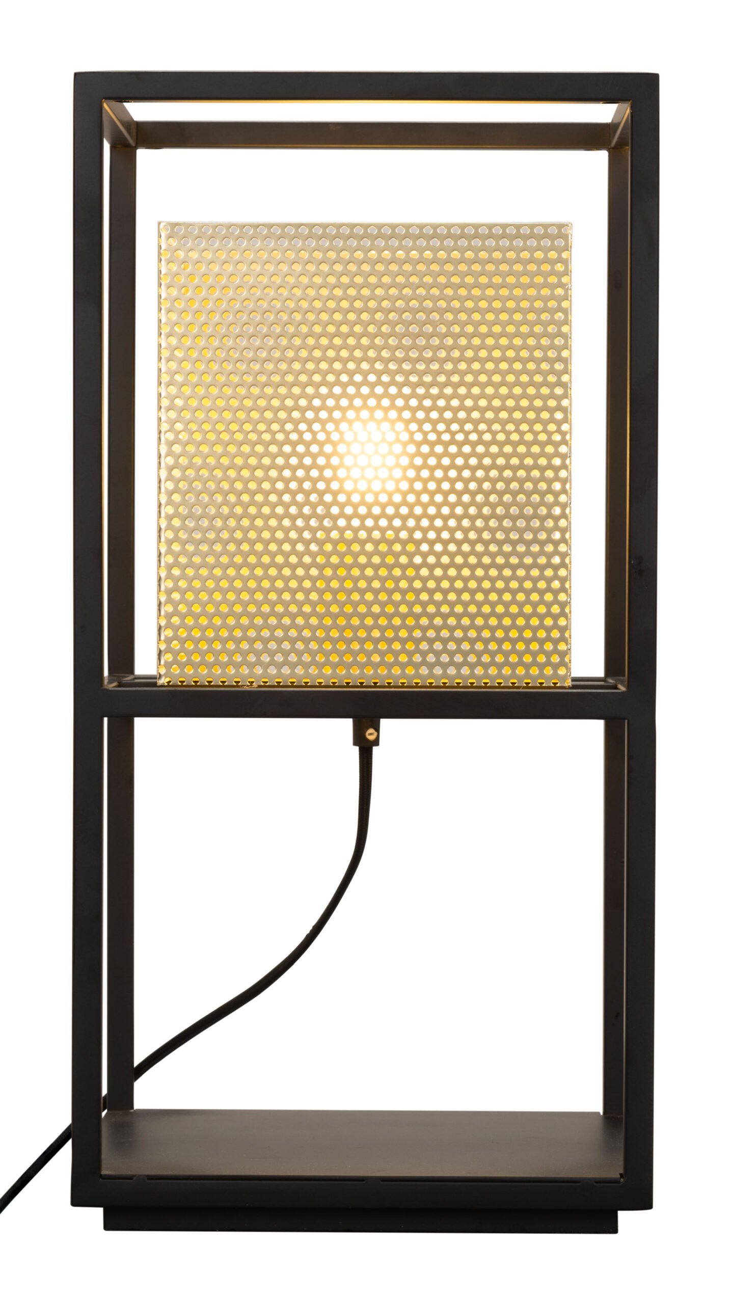 Yves Table Lamp Gold & Black - Image 3