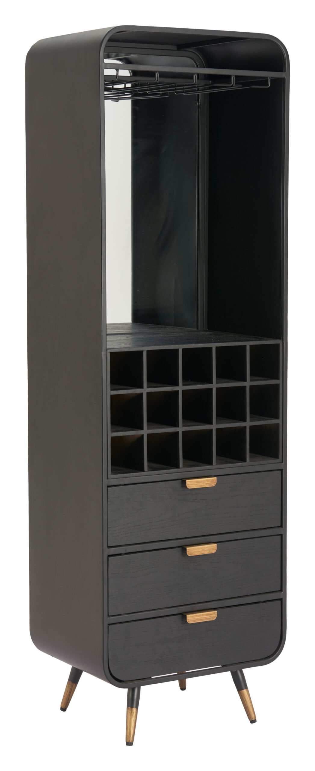 Magara Bar Cabinet Black - Image 6