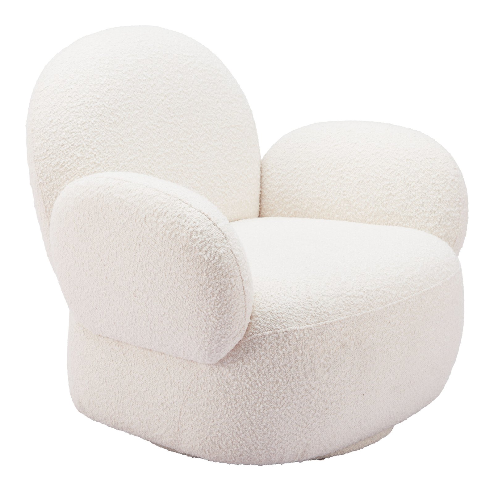 Pilka Swivel Chair White - Image 8