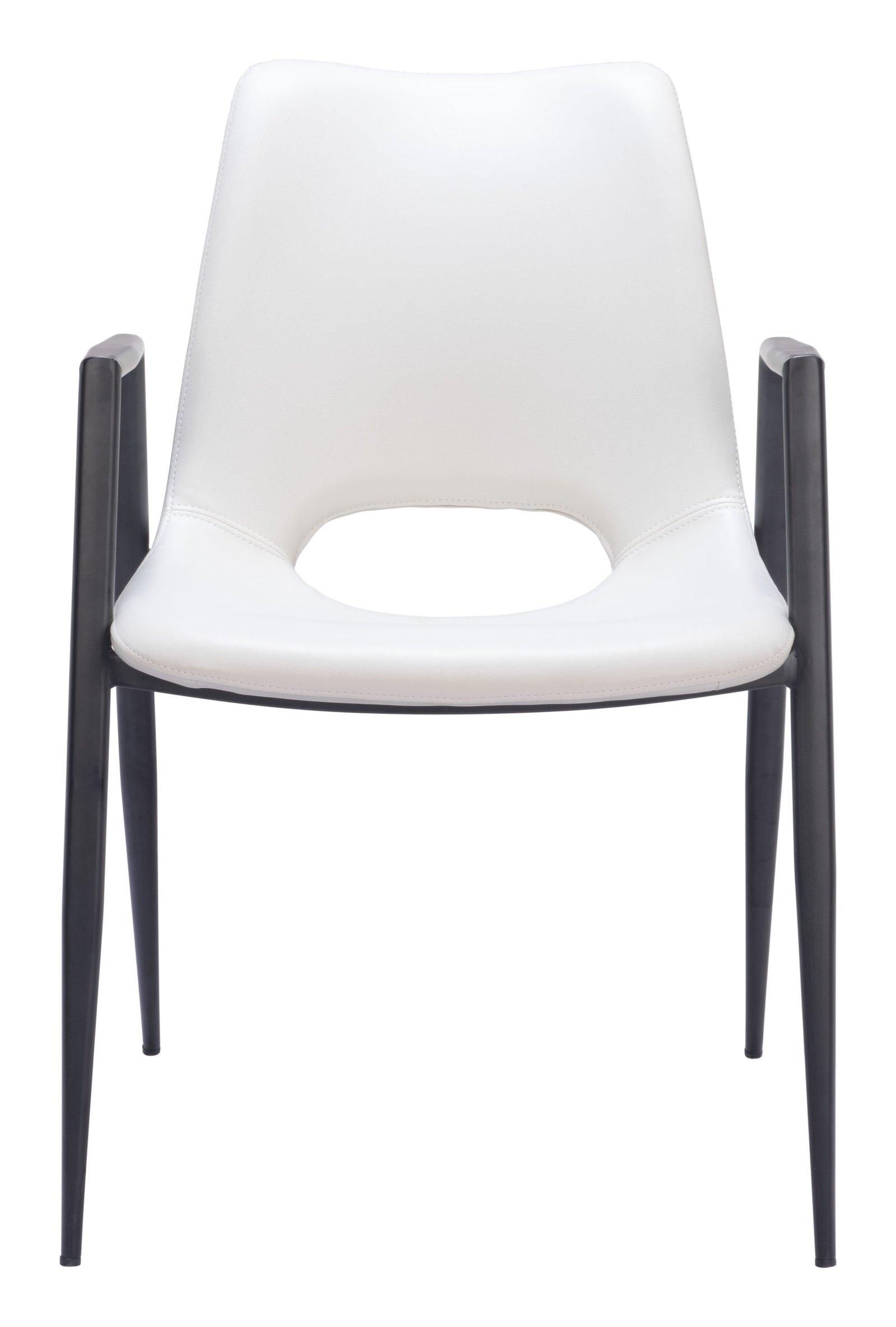 Desi Dining Chair (Set of 2) White - Image 5
