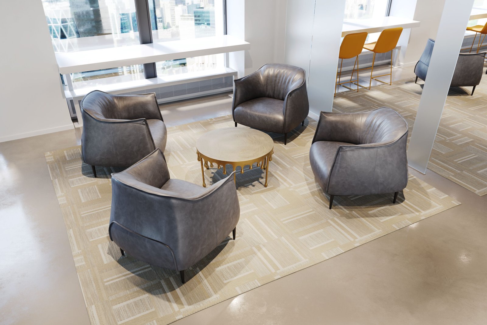 Julian Accent Chair Gray - Image 3