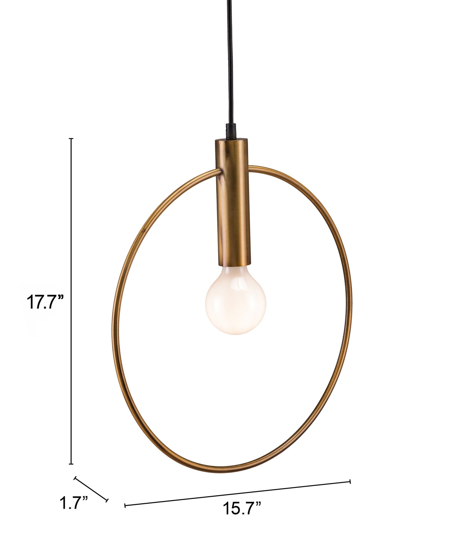 Irenza Ceiling Lamp Brass - Image 9