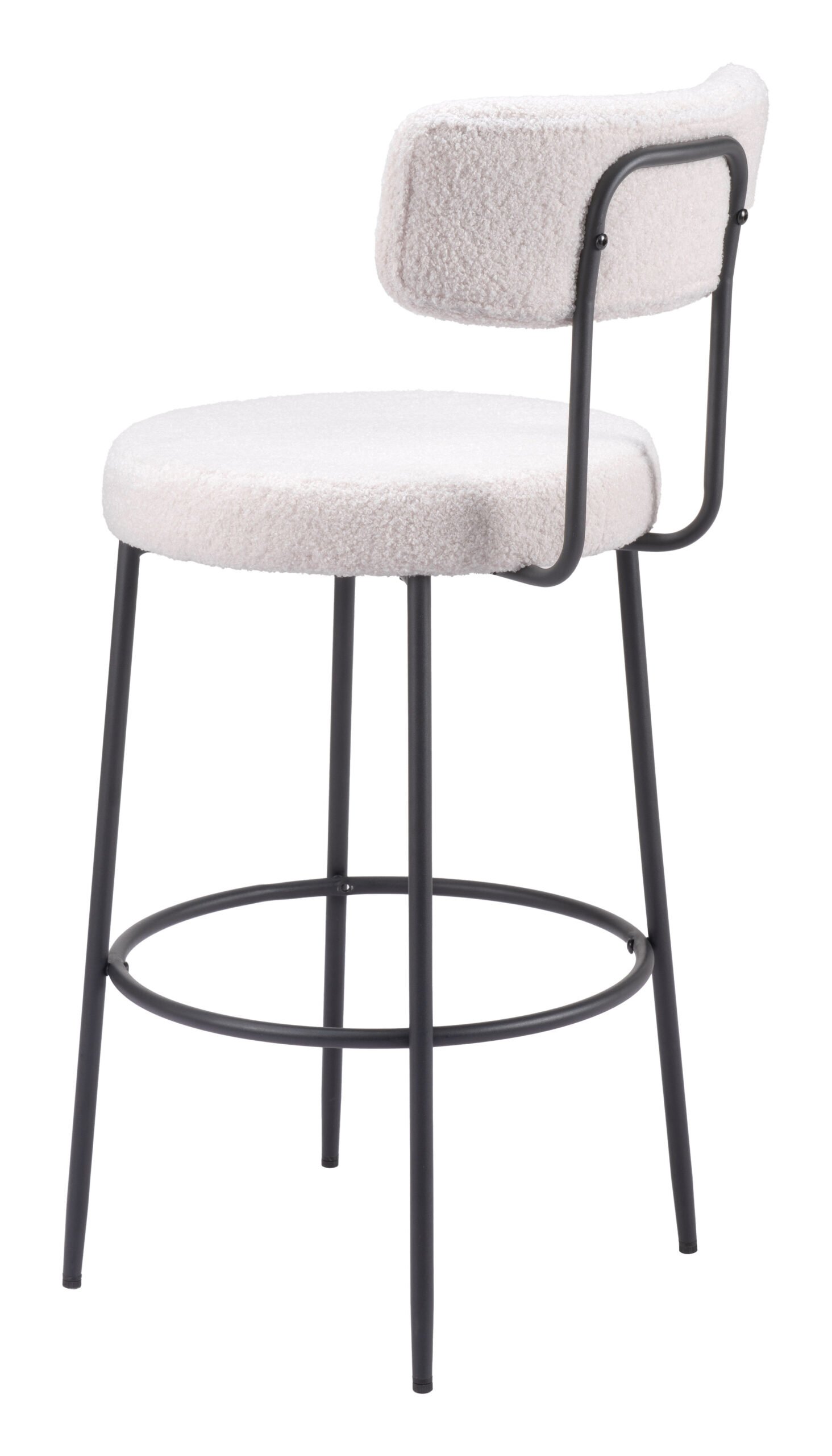 Blanca Barstool (Set of 2) Ivory - Image 6