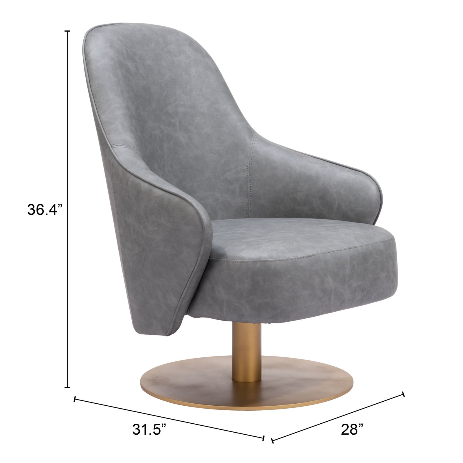 Withby Accent Chair Gray - Image 9