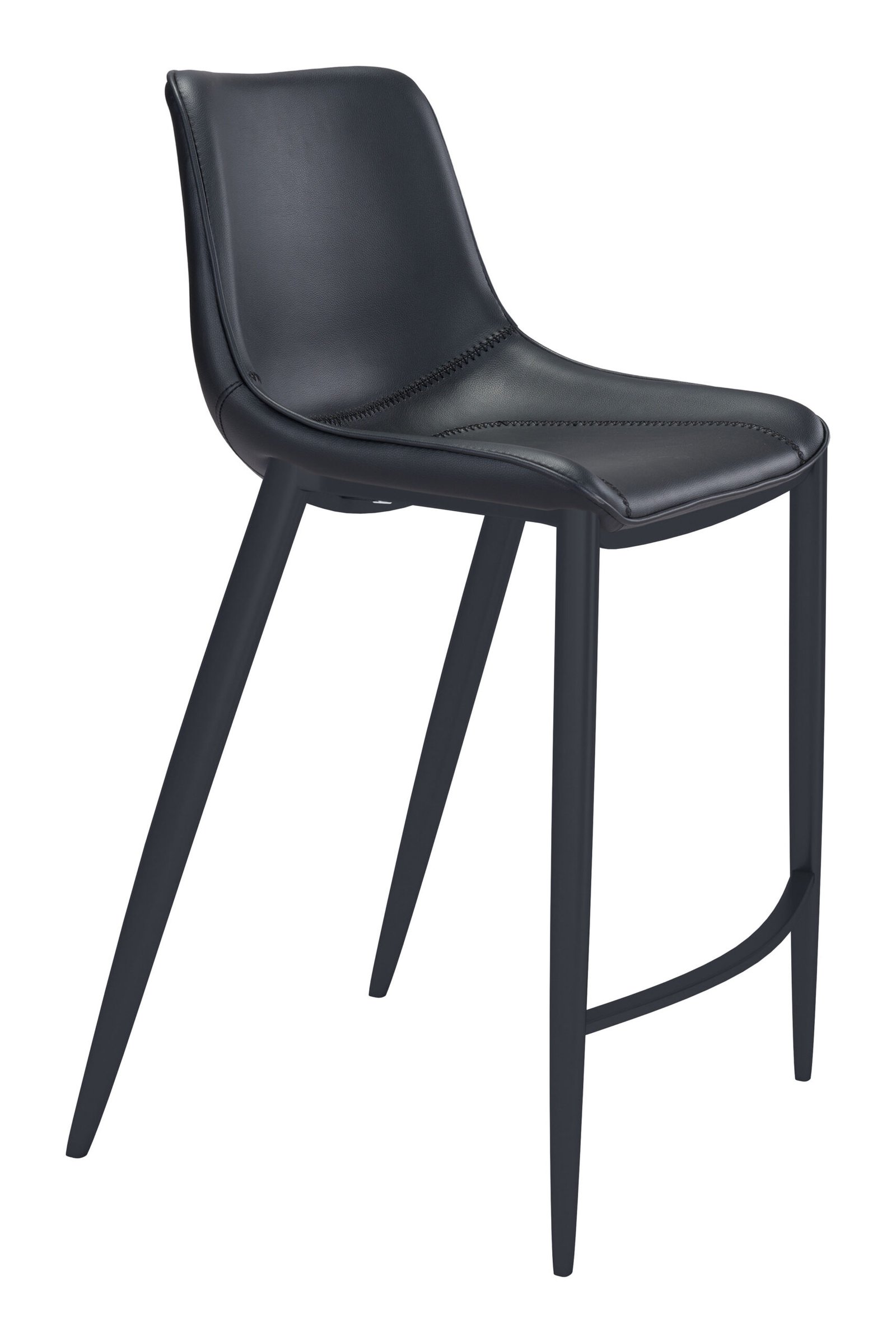 Magnus Barstool (Set of 2) Black - Image 2