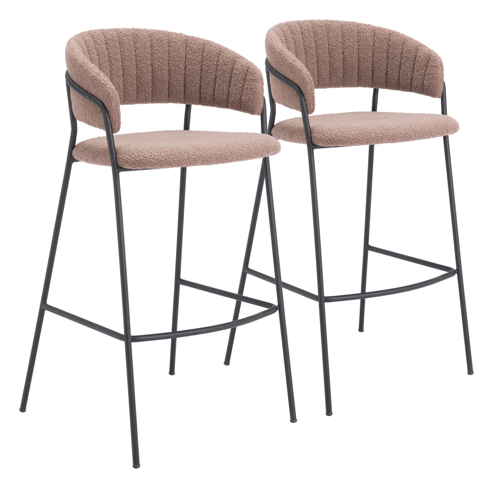 Josephine Barstool (Set of 2) Brown - Image 10
