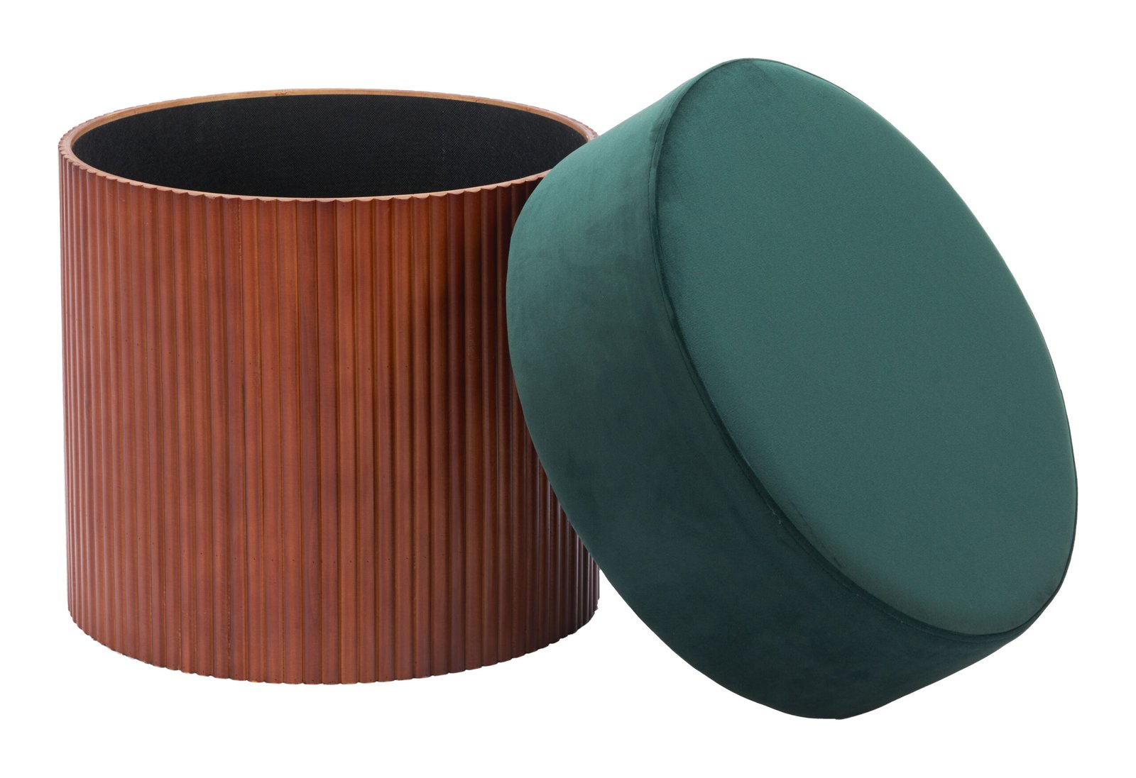 Boto Storage Ottoman Green - Image 7