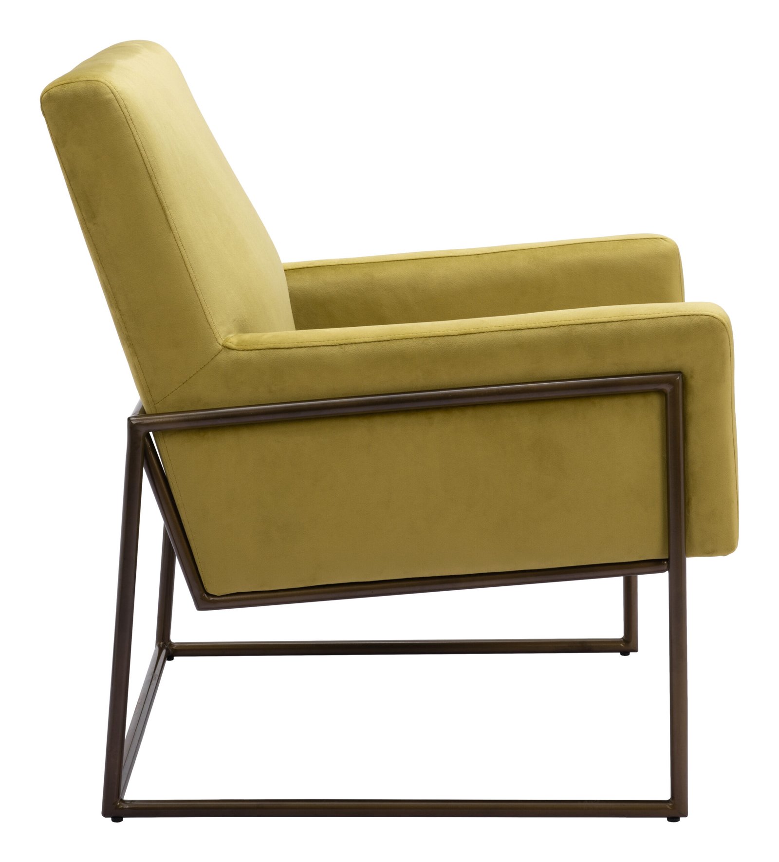New York Accent Chair Olive Green - Image 3
