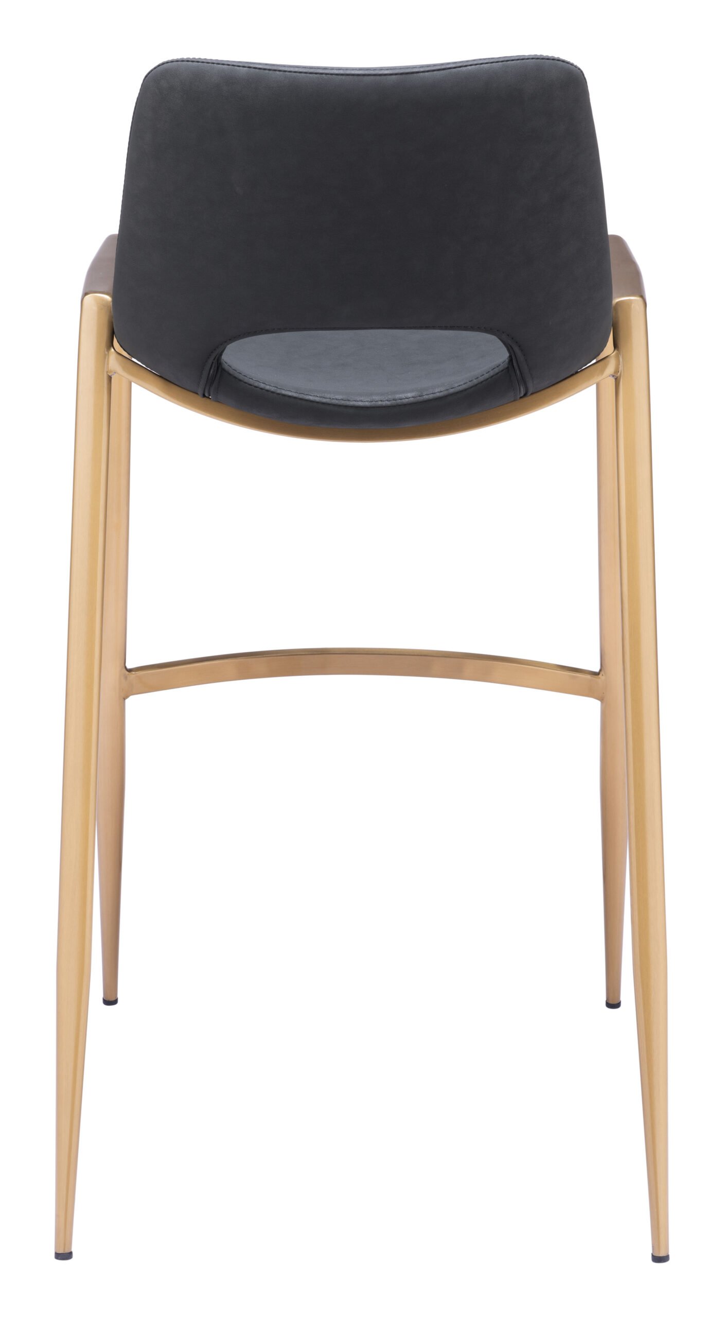 Desi Barstool (Set of 2) Black & Gold - Image 5