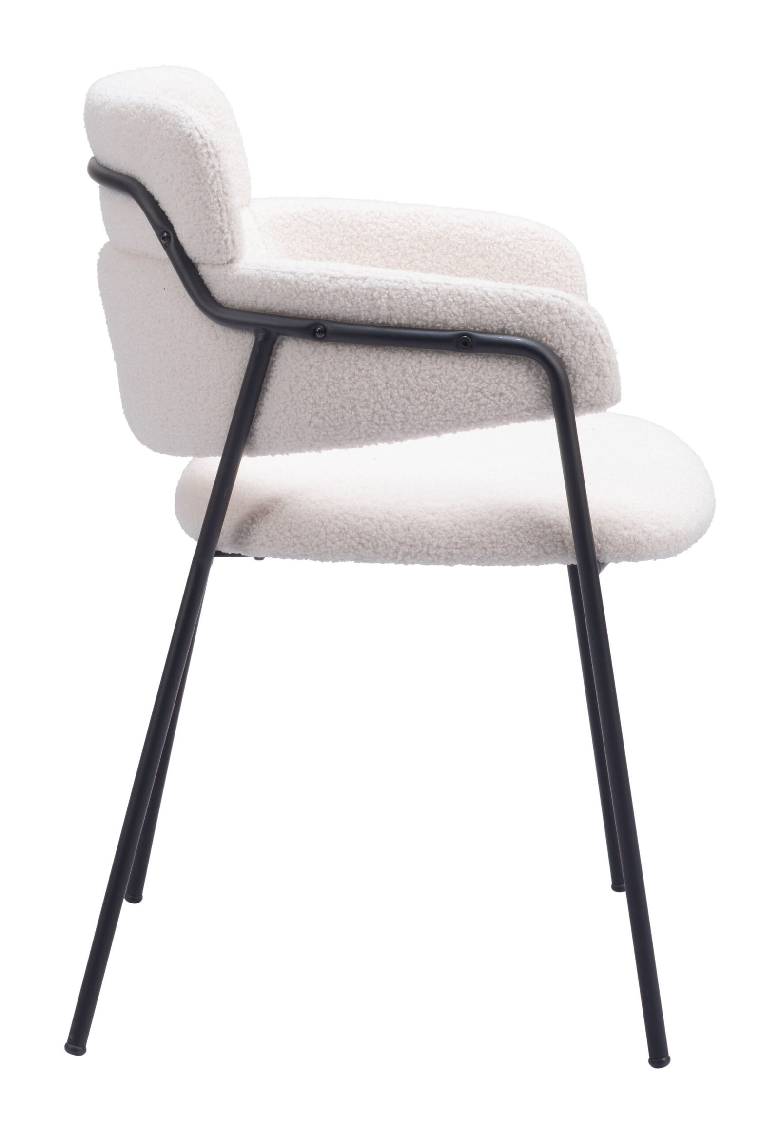 Marcel Dining Chair (Set of 2) Cream - Image 4