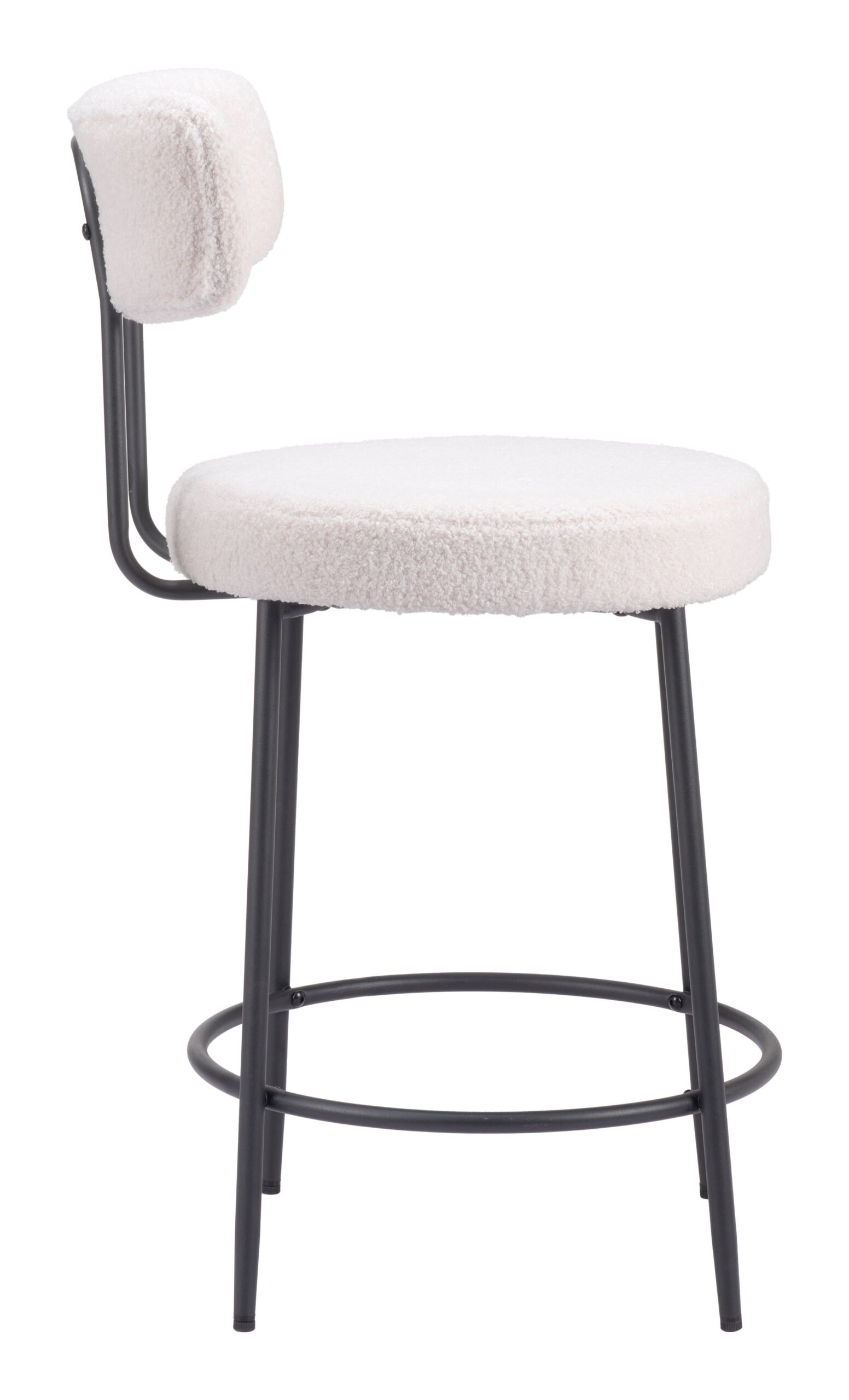 Blanca Counter Stool (Set of 2) Ivory - Image 3