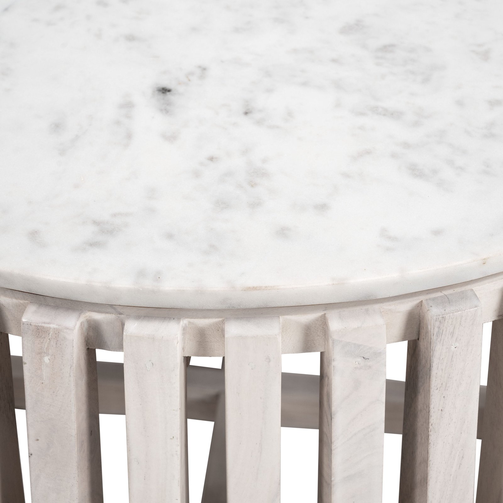 Cyprus Coffee Table White & Whitewashed - Image 3