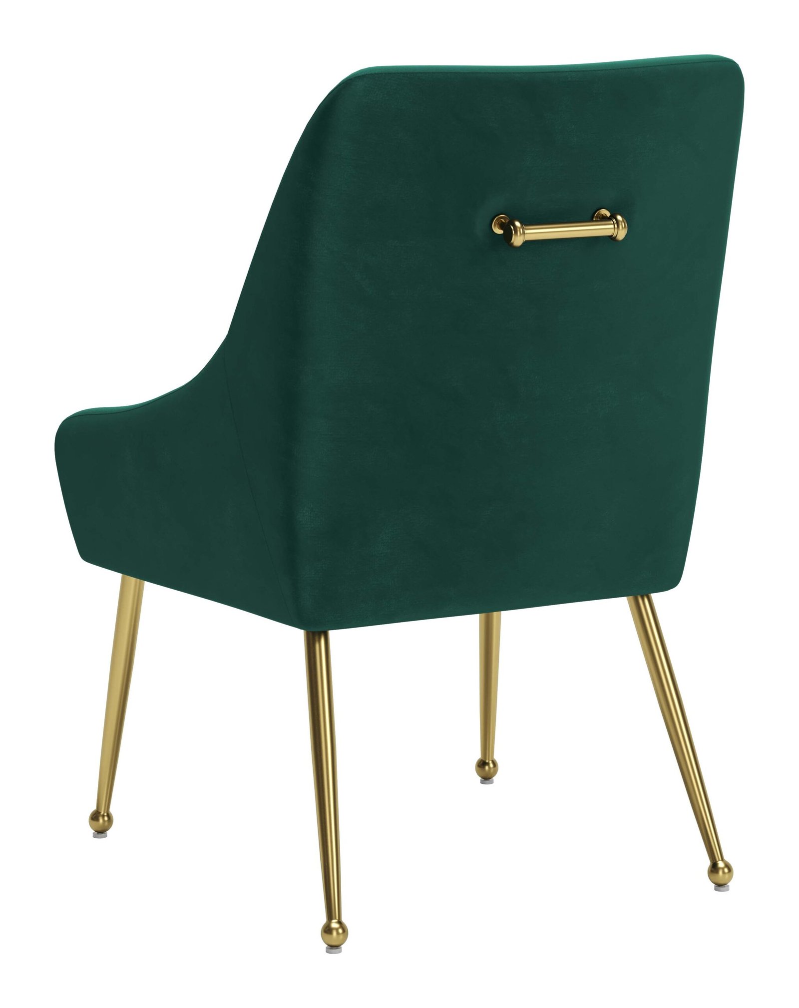 Maxine Dining Chair Green & Gold - Image 7