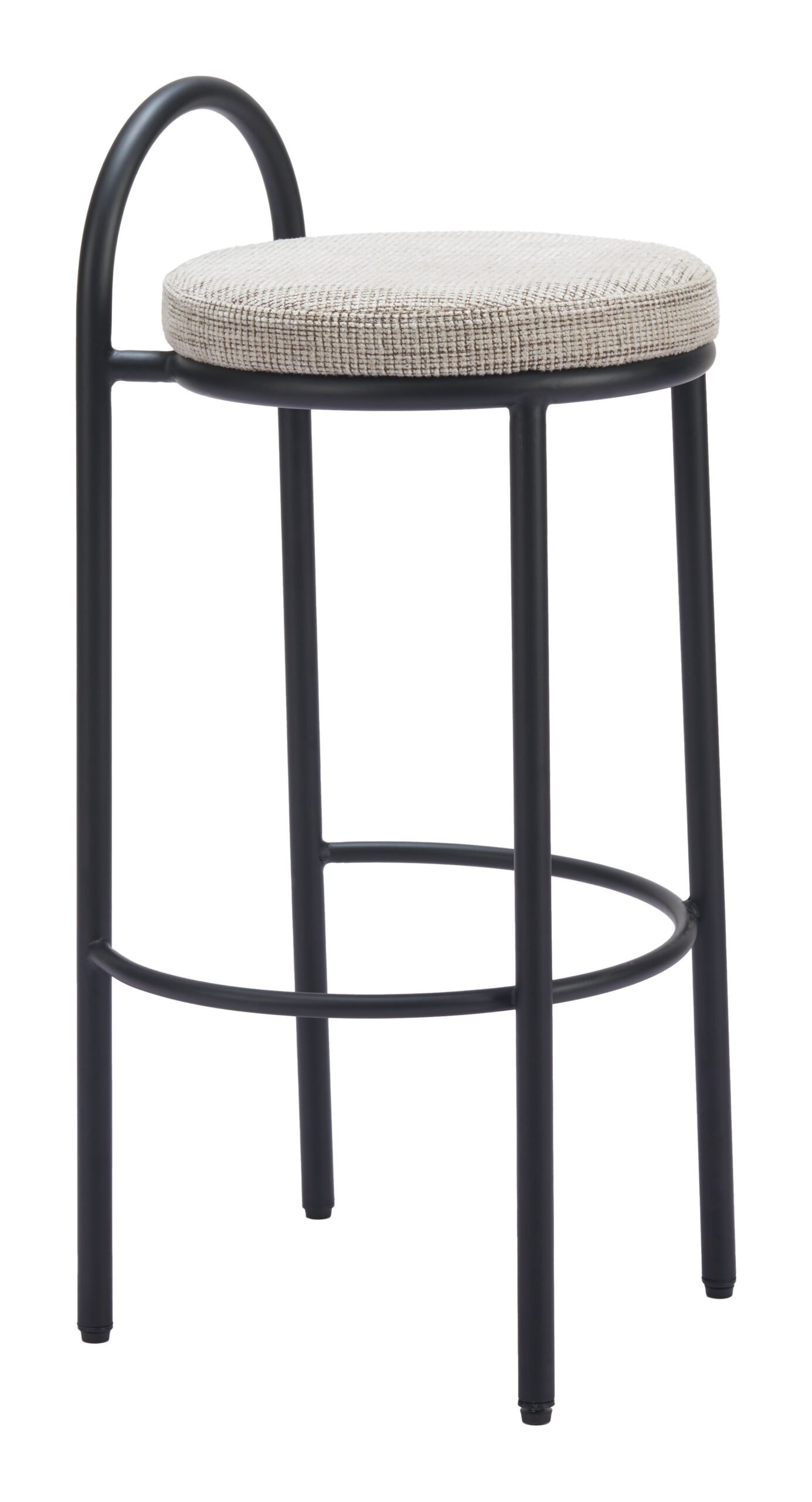 Sisal Barstool (Set of 2) Beige Tweed - Image 2