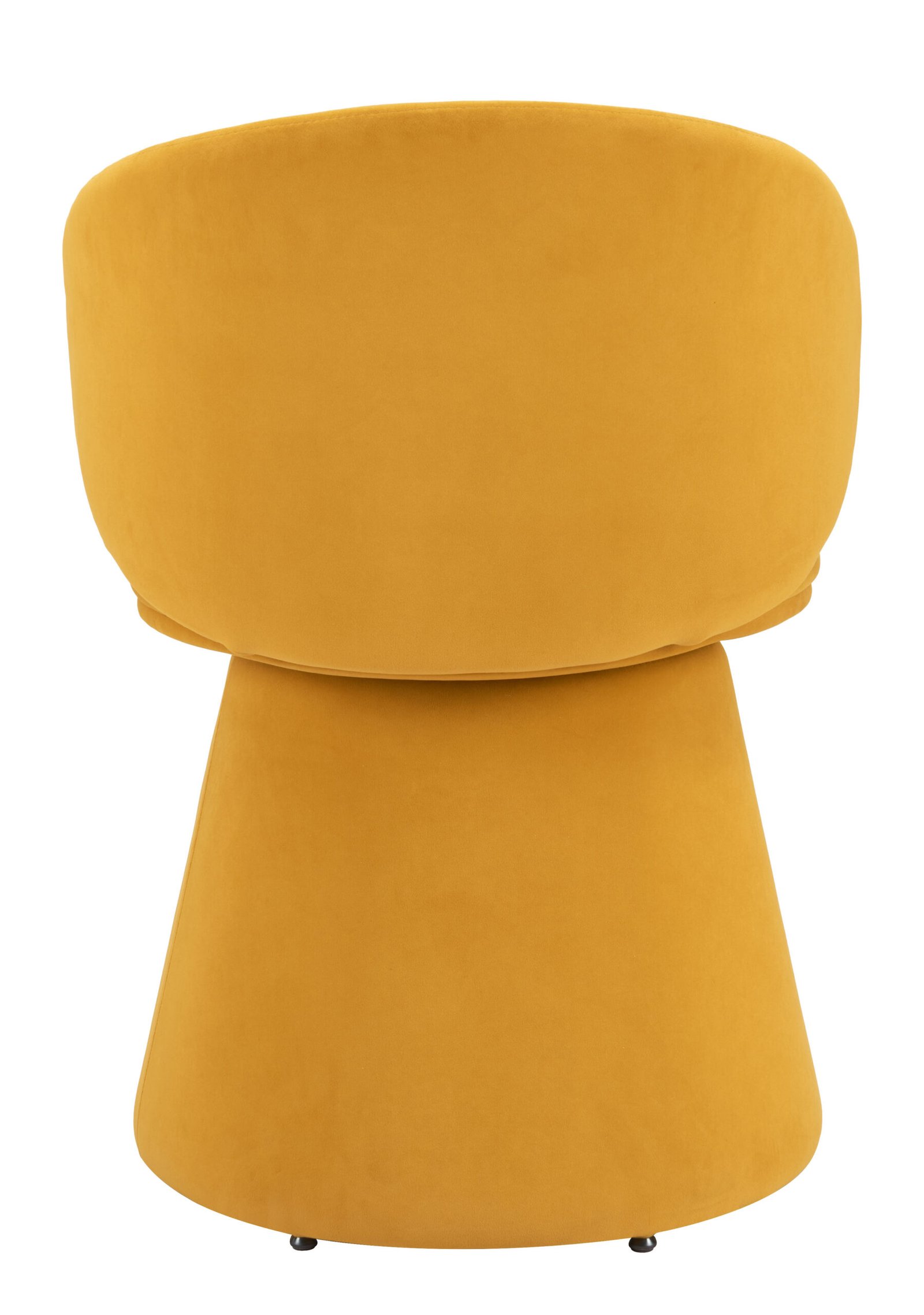 Oblic Swivel Dining Chair Orange - Image 7