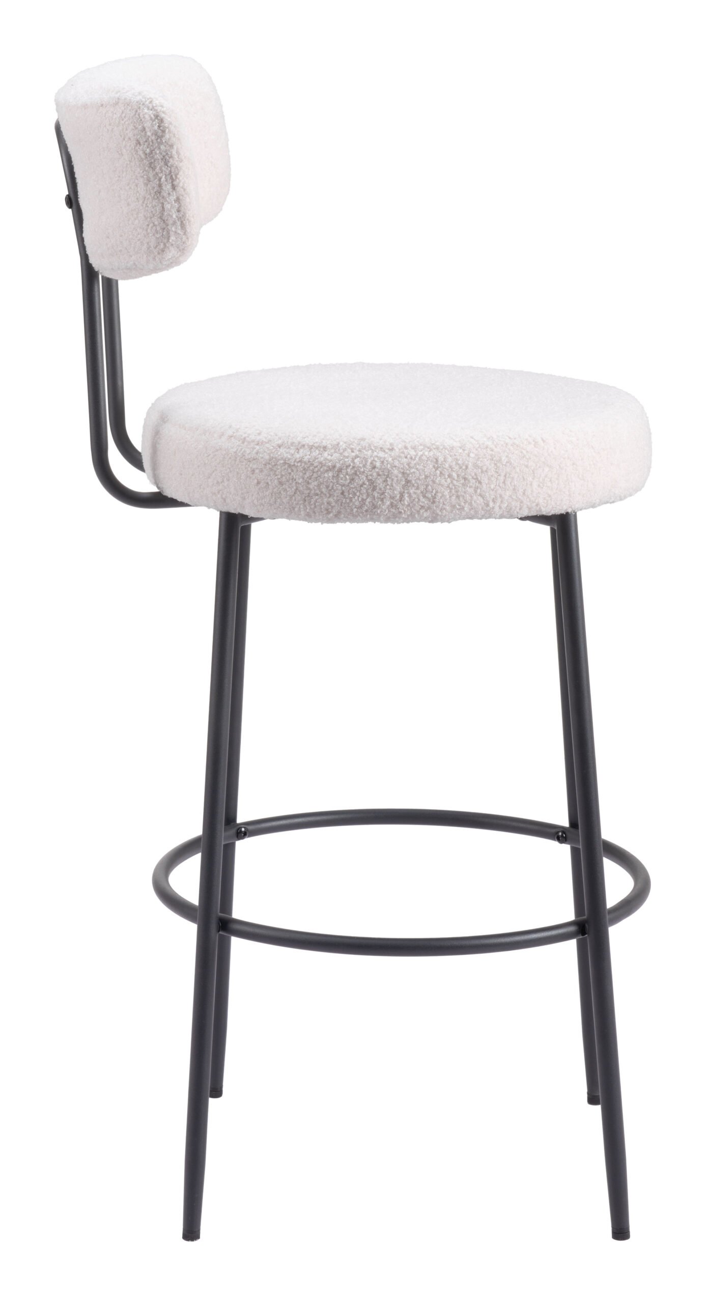 Blanca Barstool (Set of 2) Ivory - Image 3