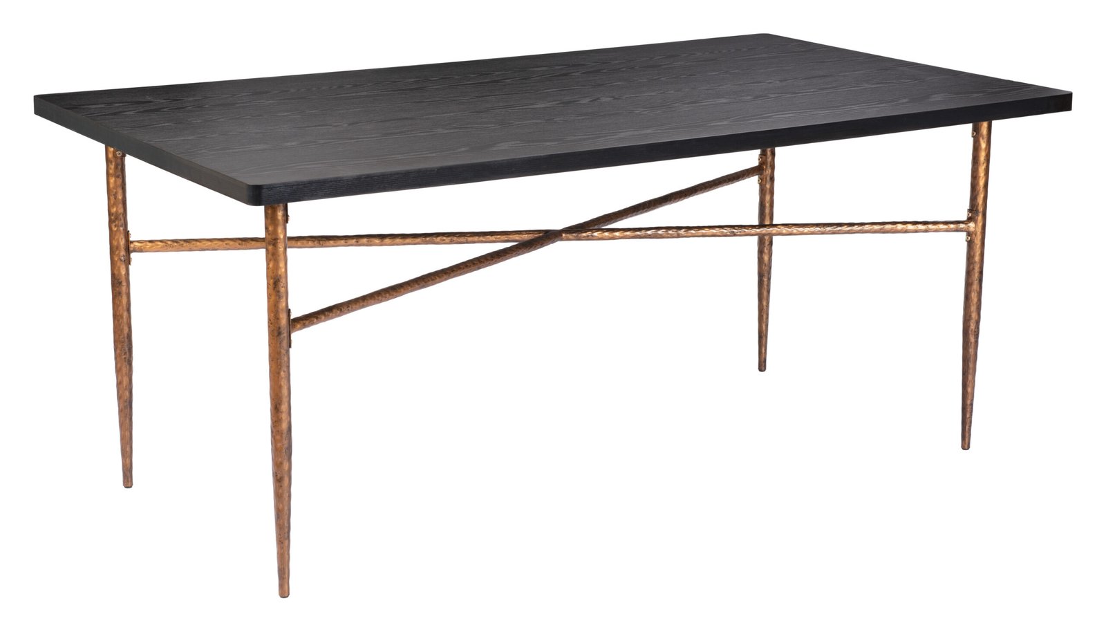 Nida Dining Table Black & Bronze - Image 2