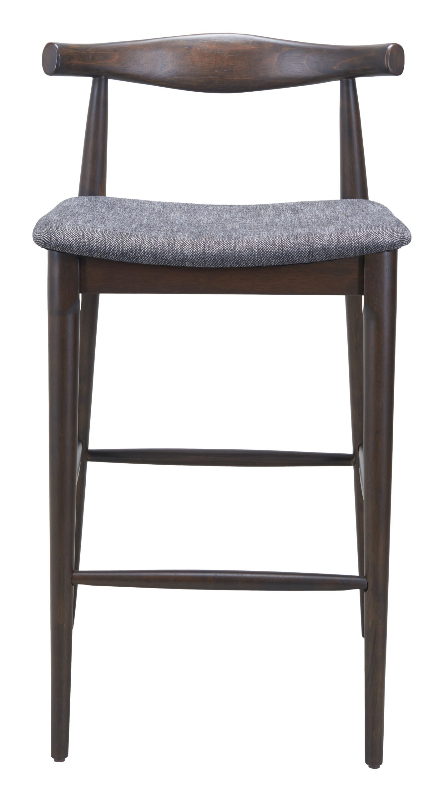 Tuzka Barstool (Set of 2) Gray & Espresso - Image 3