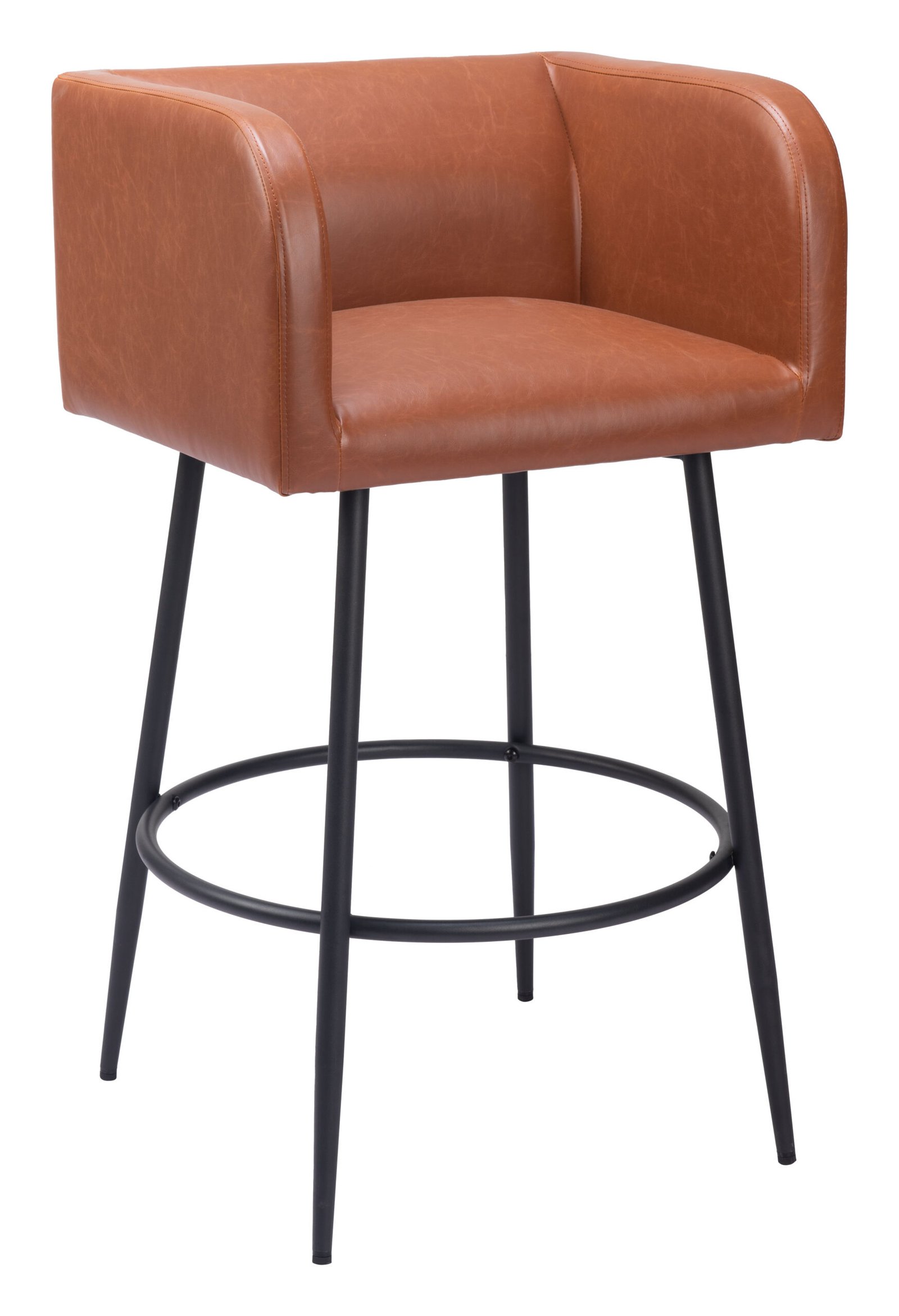 Horbat Barstool (Set of 2) Brown - Image 3