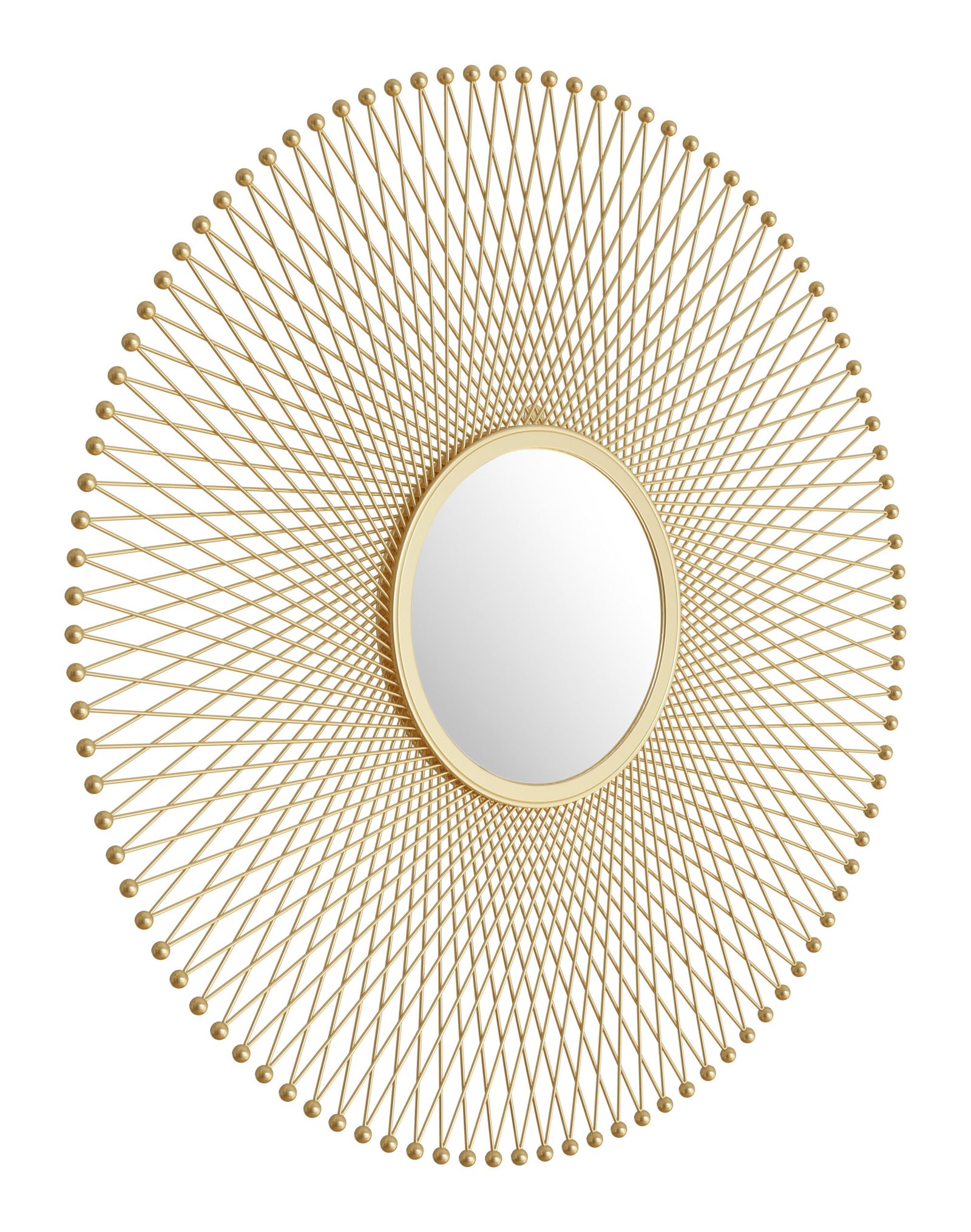 Glow Round Mirror Gold - Image 2