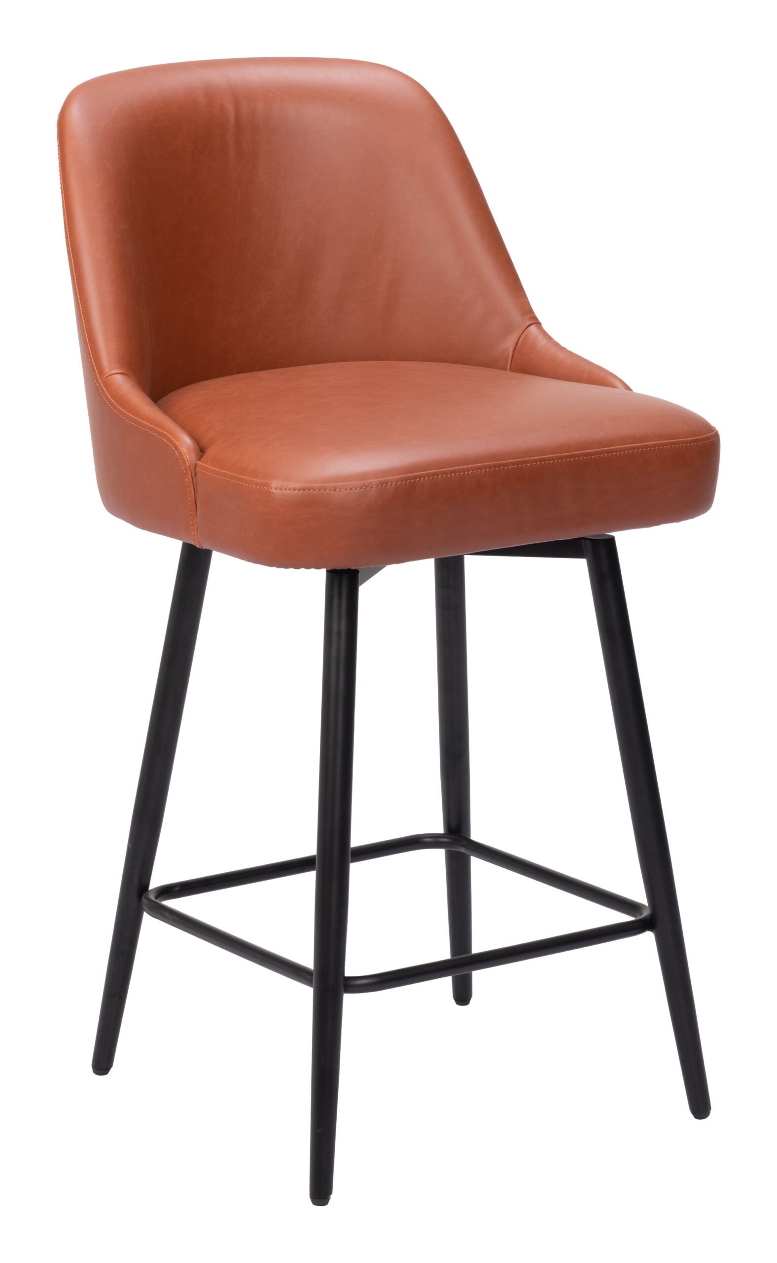 Keppel Swivel Counter Stool Brown - Image 7